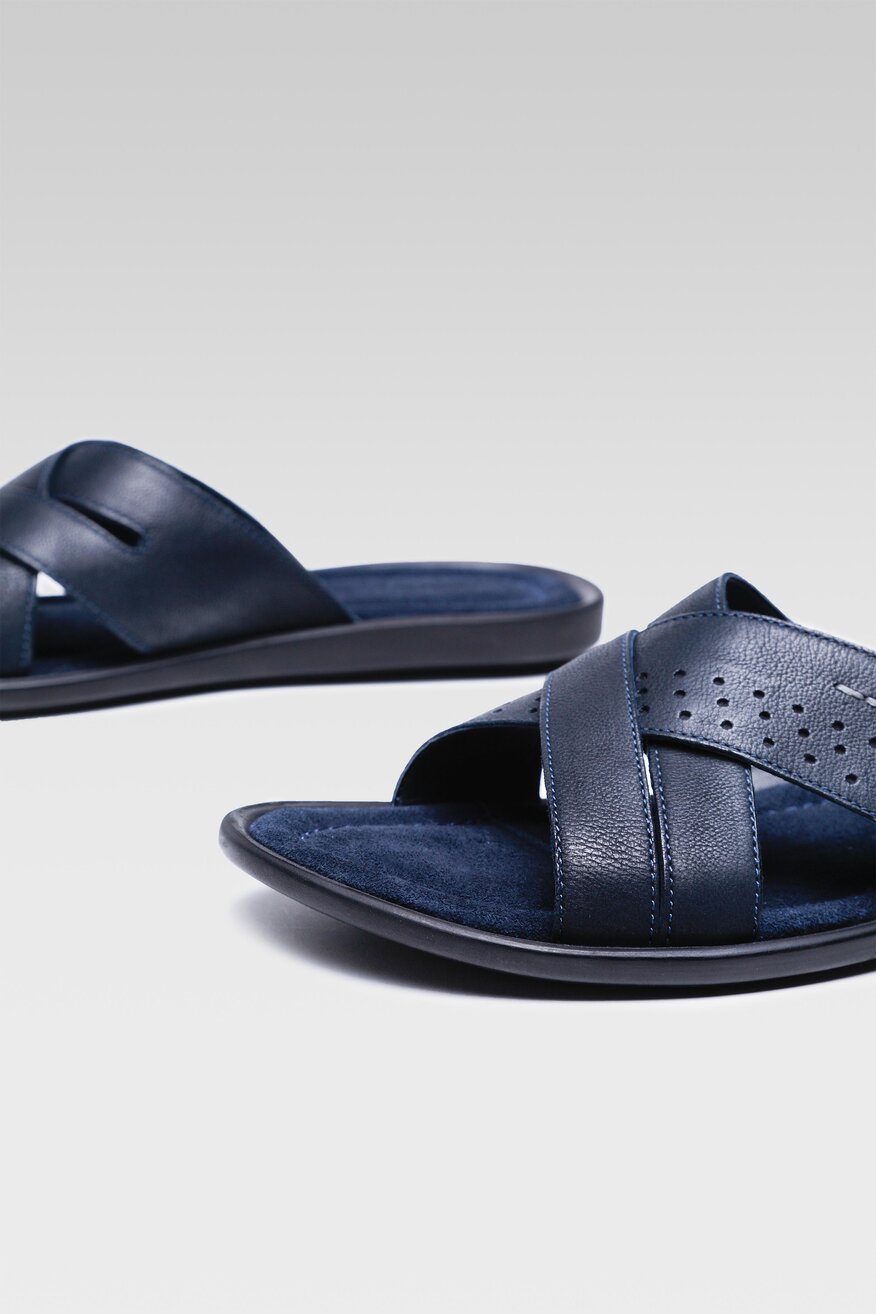 Papuče Lasocki KOBALT PLAVA - 5904248773649