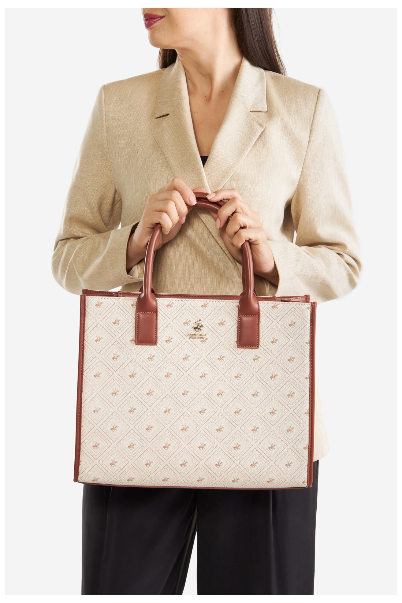 Torba Beverly Hills Polo Club BHPC-S-003-07 BEŽ