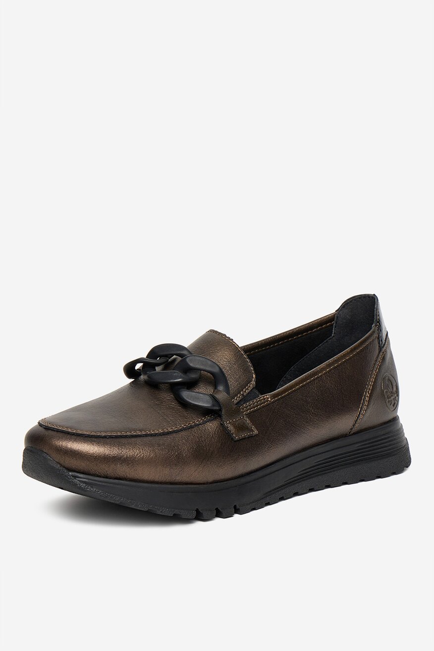 
                Rieker - Loafersy skórzane - 2230083221773