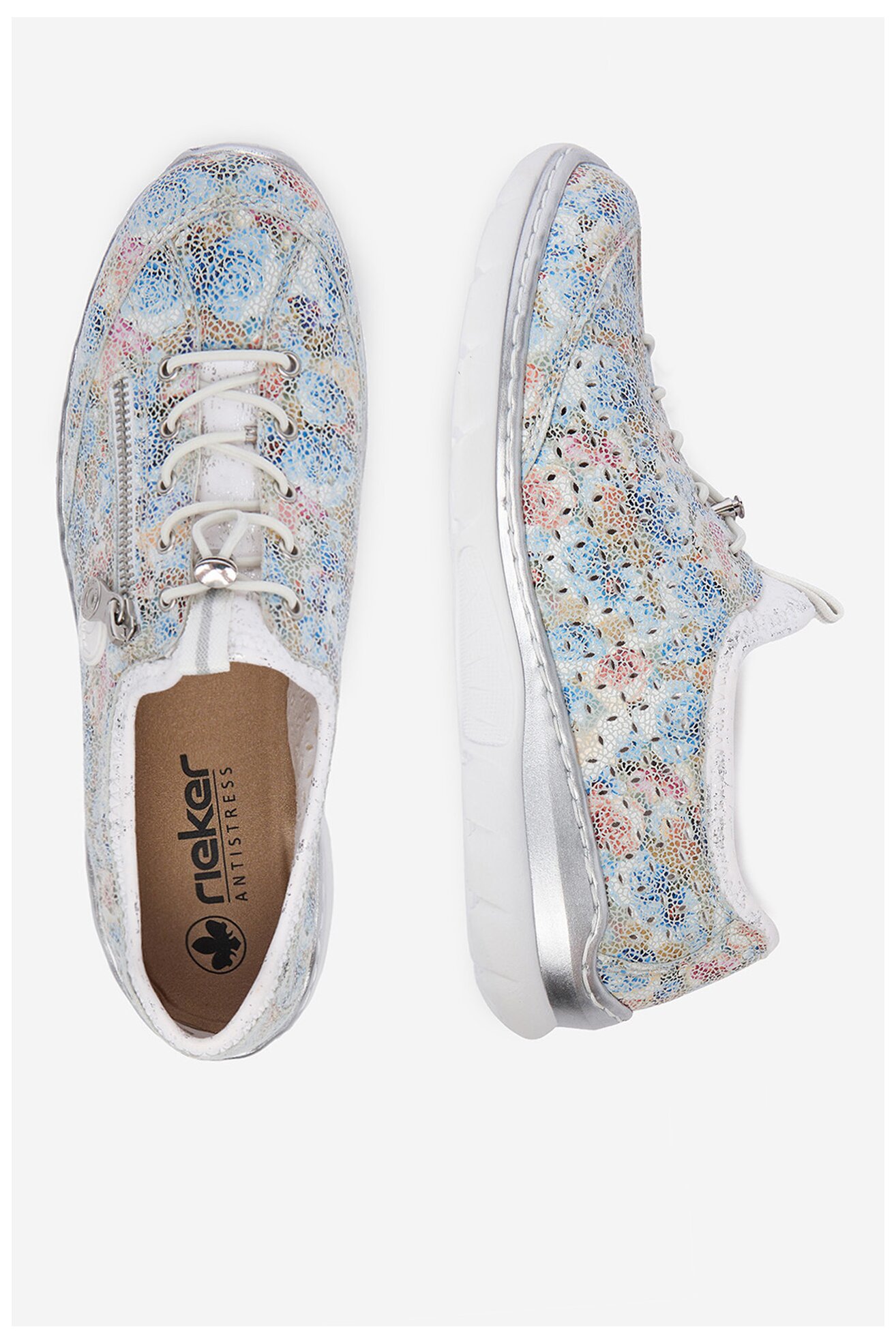 Półbuty Rieker CEO-L3252-91 Niebieski