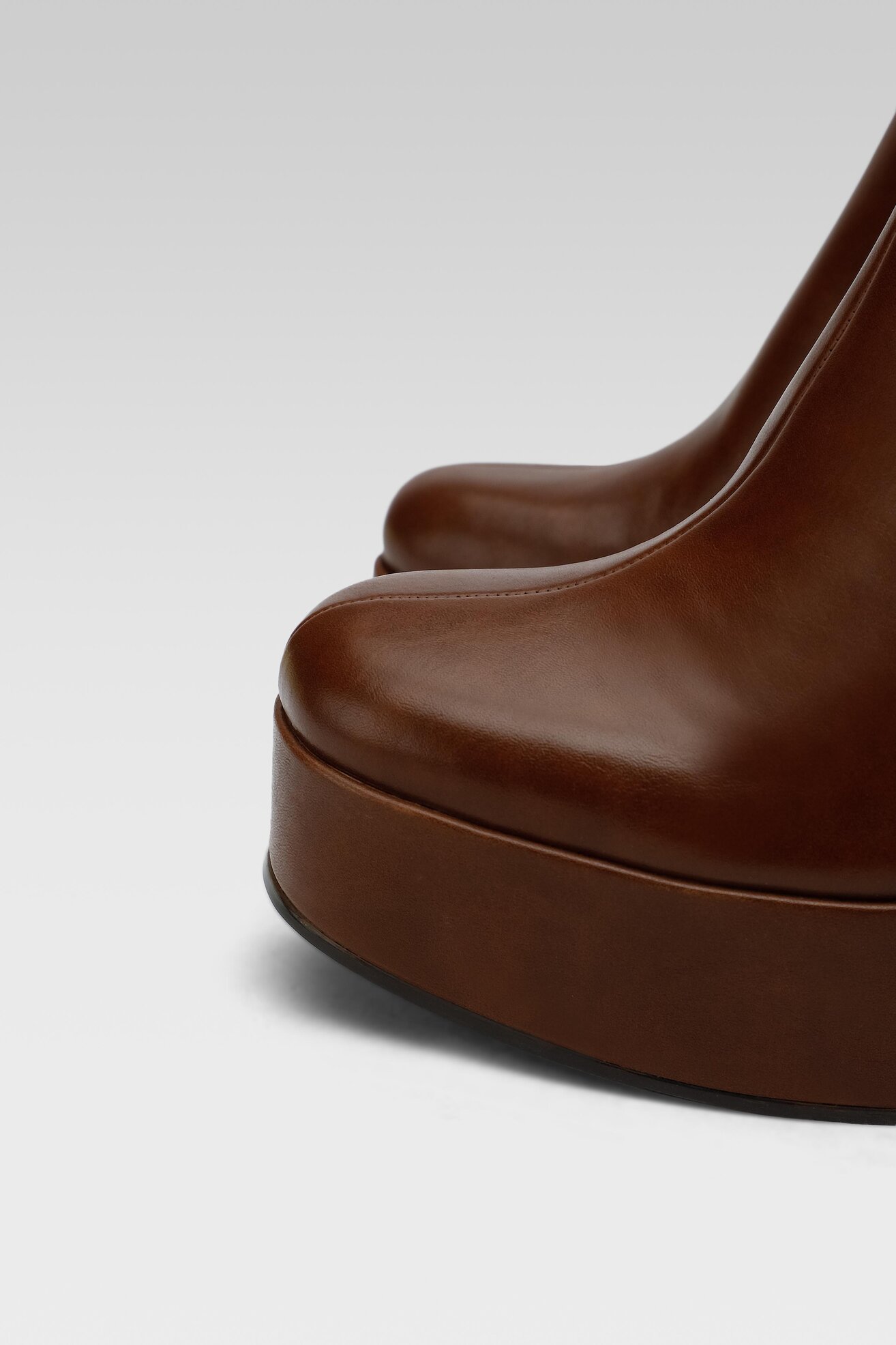 Kozaki Jenny Fairy PLATFORM-02KW Brązowy