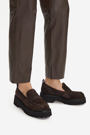 Мокасини Badura EO-ARYA-LT017-1 ТЕМНО-КОРИЧНЕВИЙ