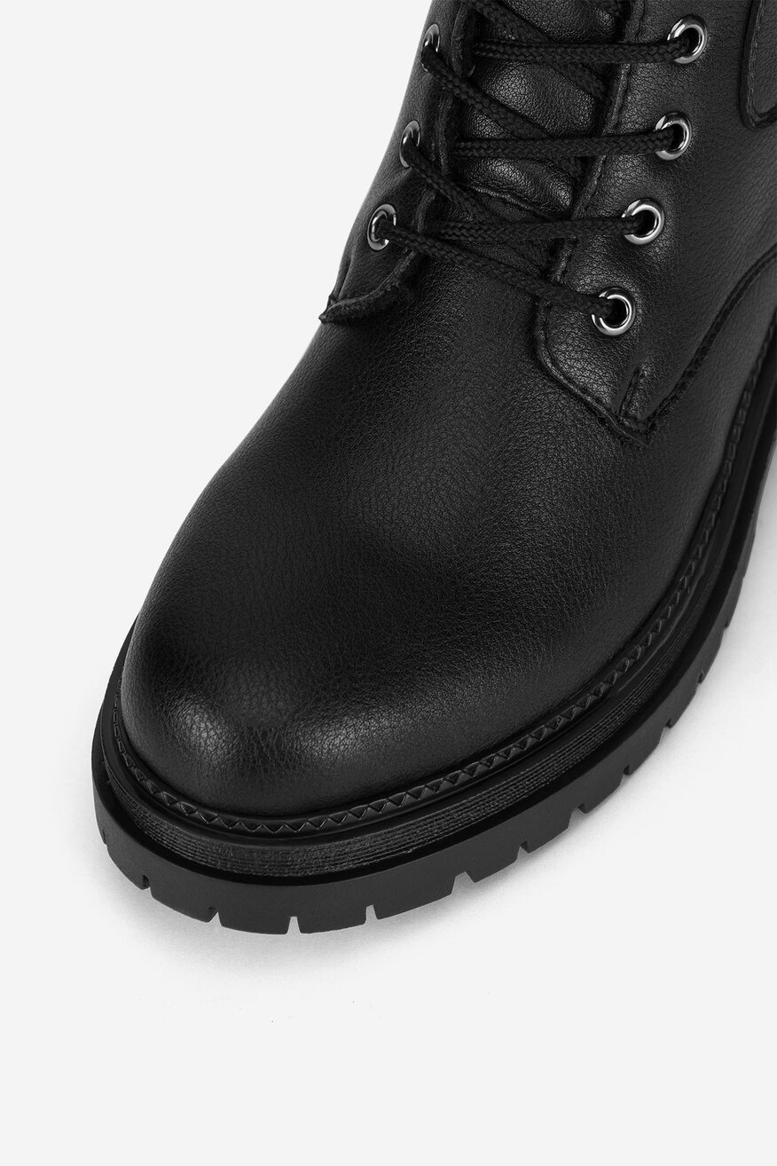 Rieker - Trzewiki skórzane ocieplane - 2230068923111