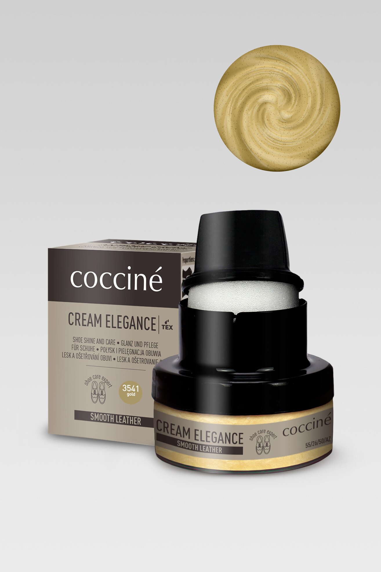 Kosmetyki do obuwia Coccine CREAM ELEGANCE 50 ML Złoty