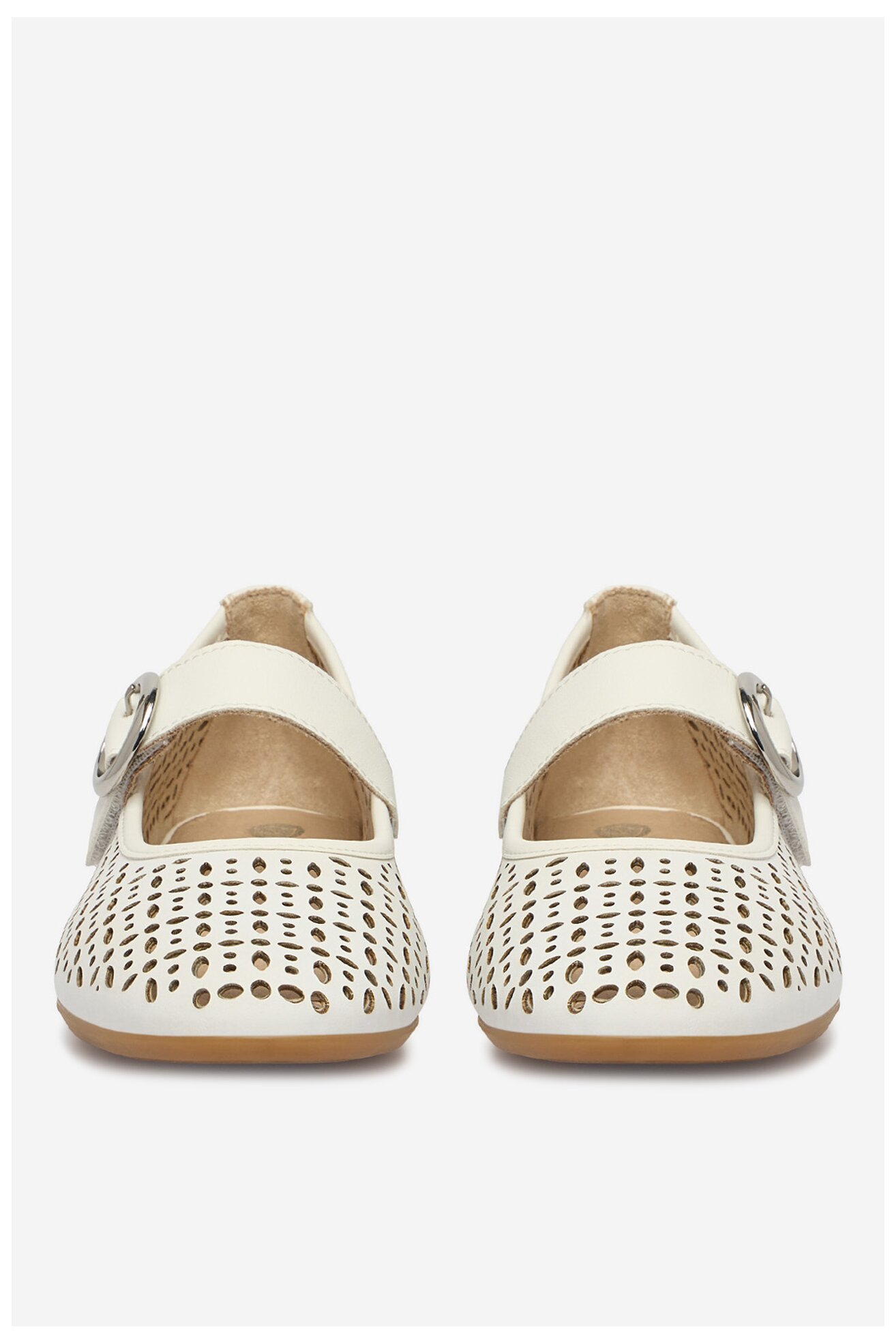 Baleriny Remonte CEO-D0K16-80 Biały