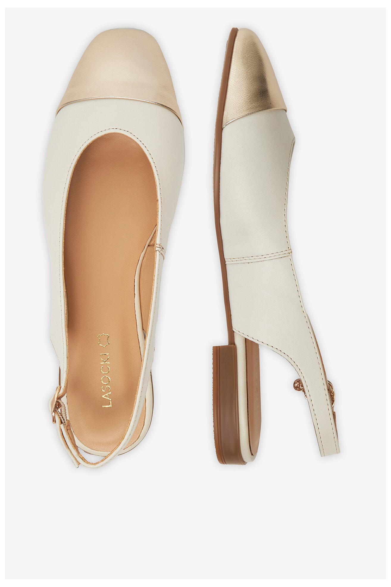 Baleriny Lasocki RST-ROMI-51 Beżowy