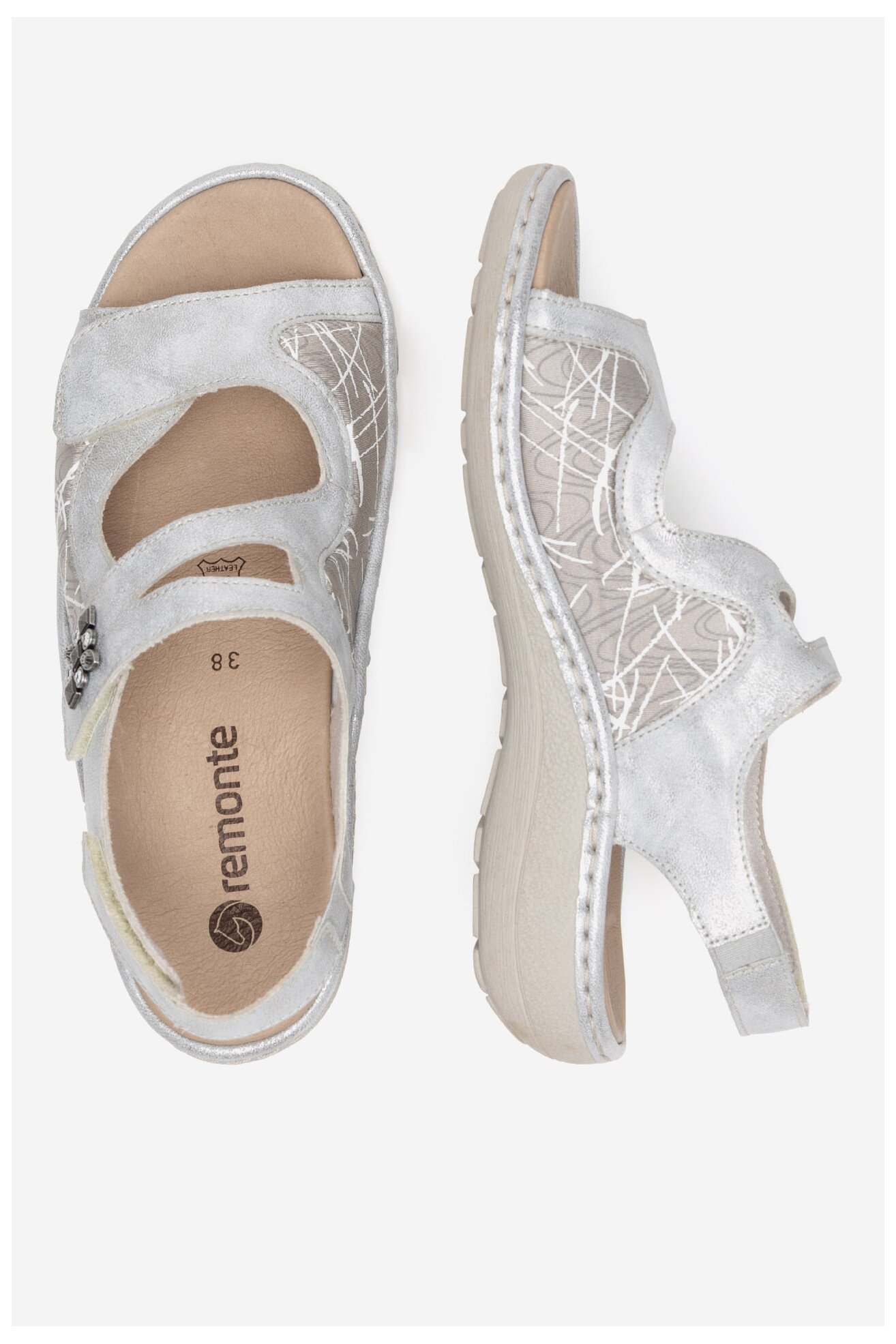 Сандали Remonte D7647-40 СИВ