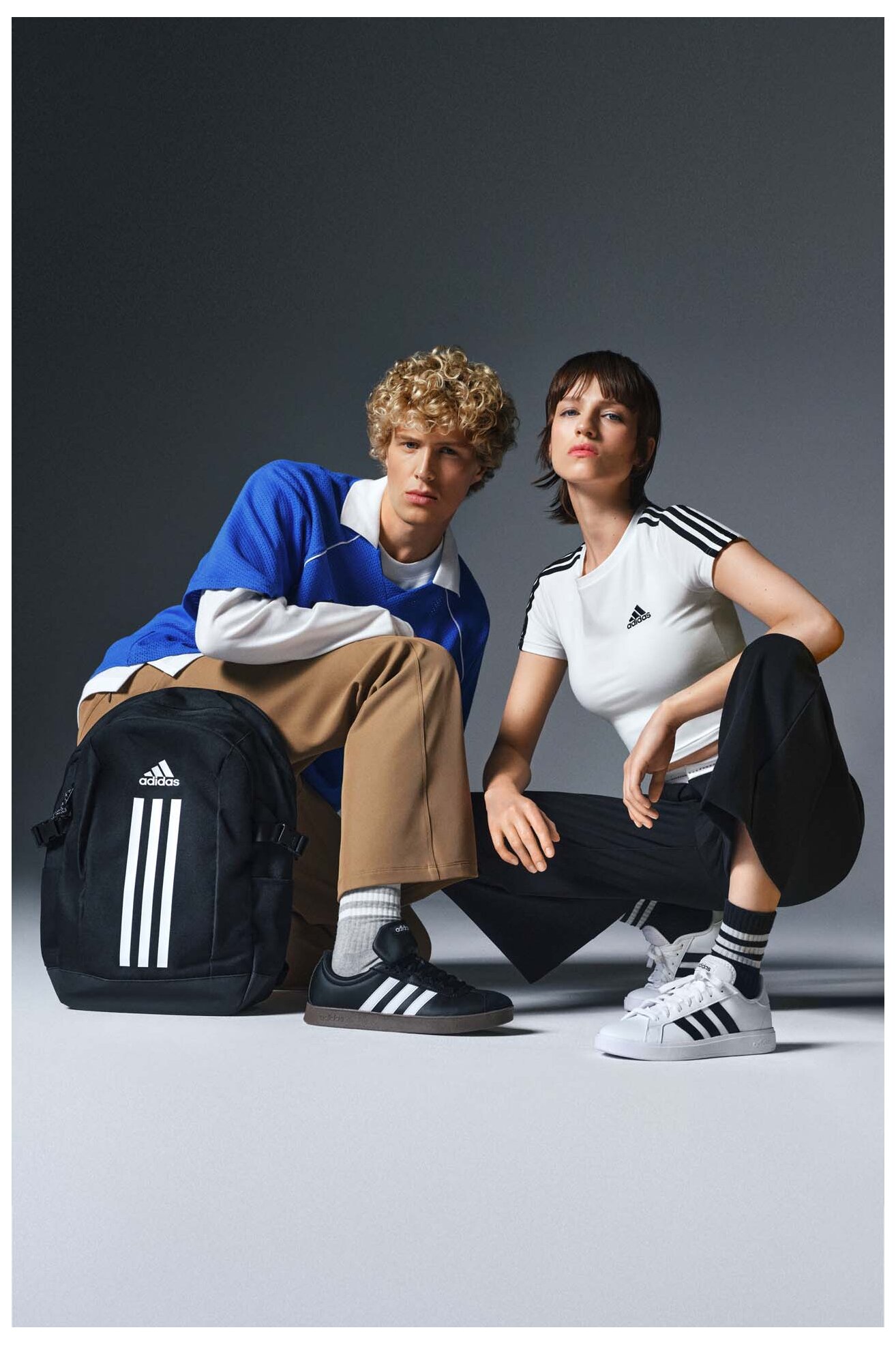 Sportska obuća adidas VL COURT BASE ID3712 CRNA