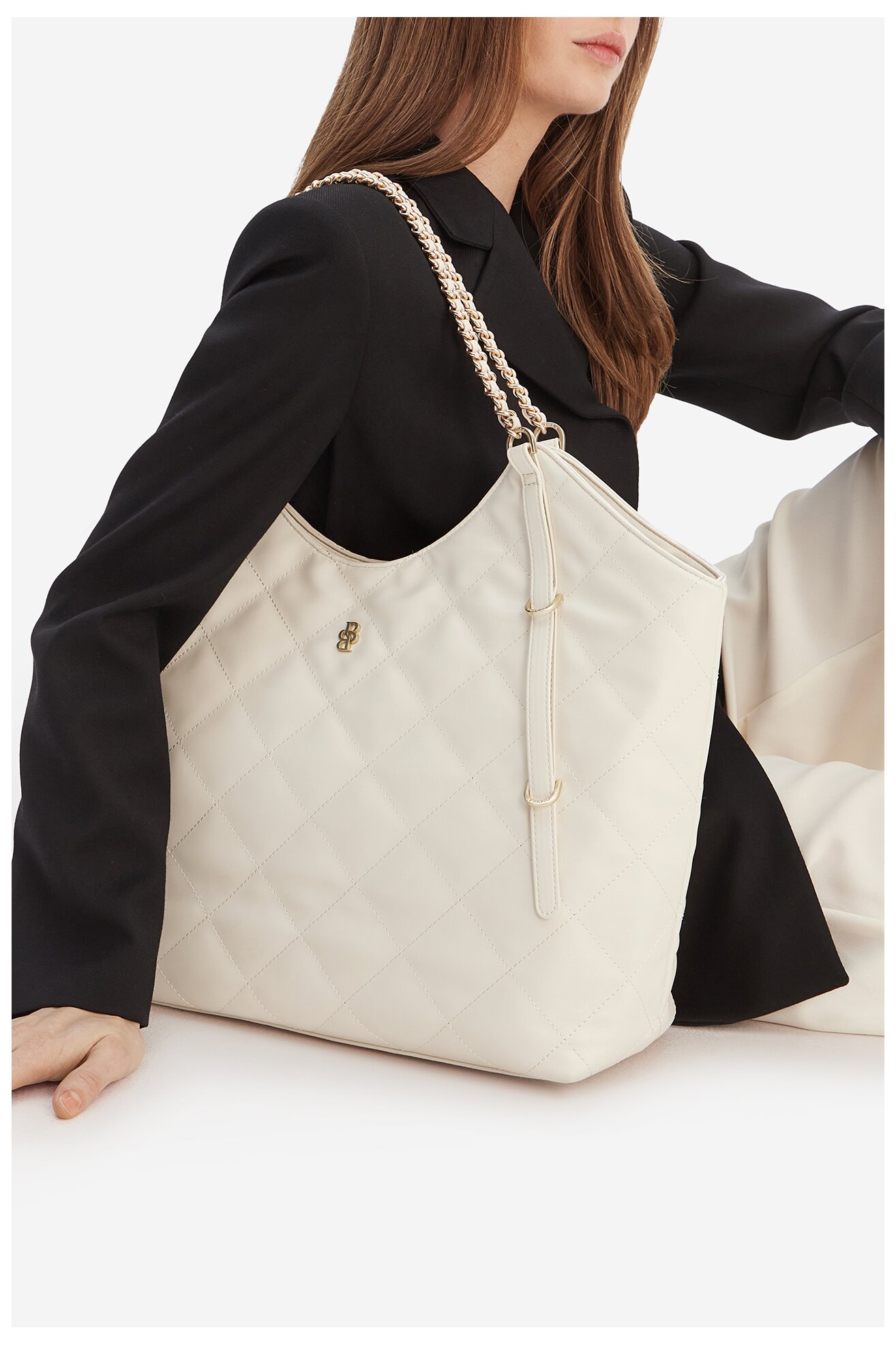 Дамска чанта Badura CEO-KAJI-LDA8613 СЛОНОВА КОСТ