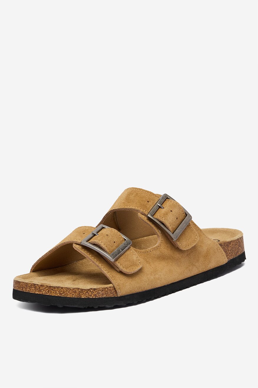 
                Go Soft - Klapki skórzane - 5907964095415