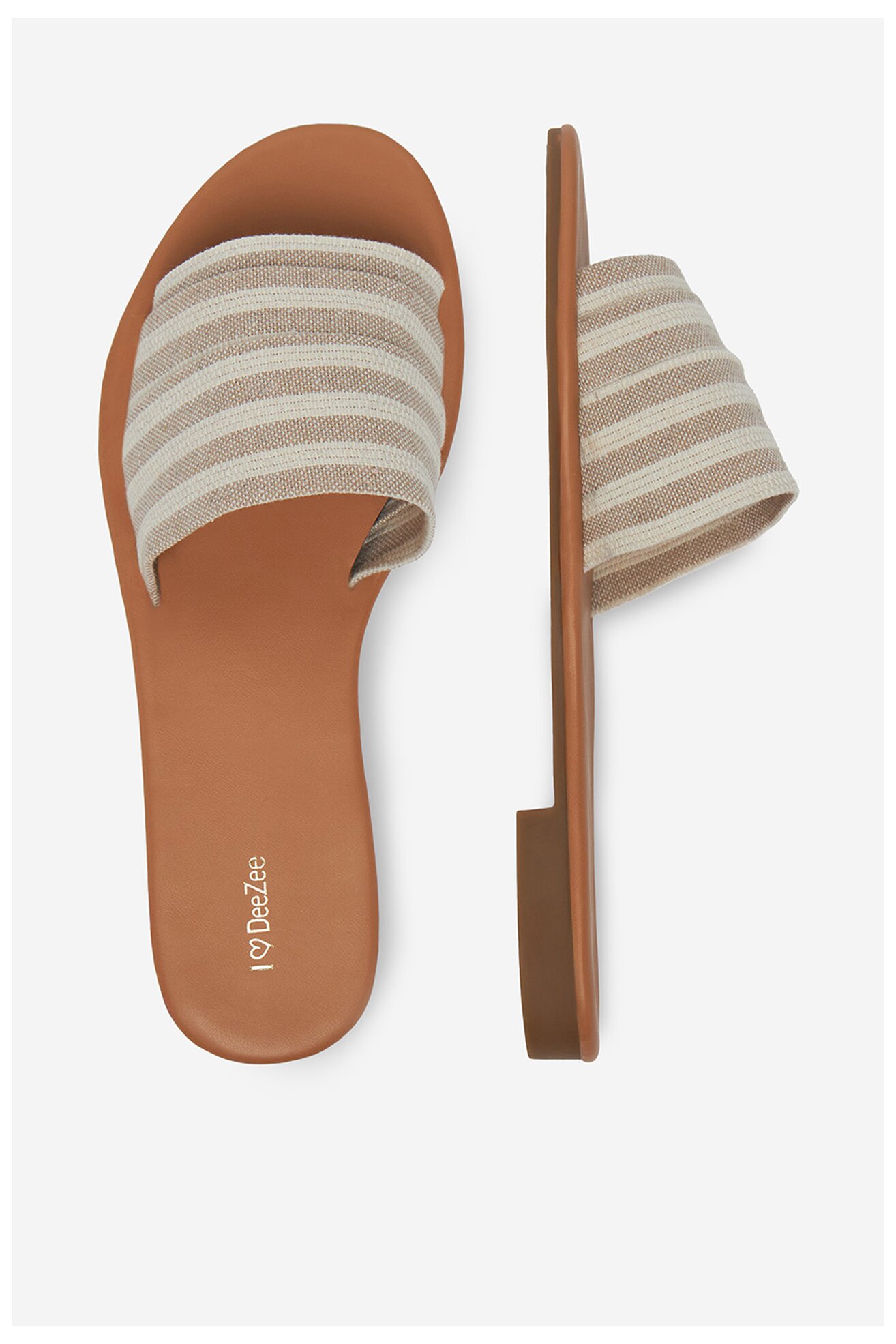 Klapki DeeZee XHS962-1 Beżowy