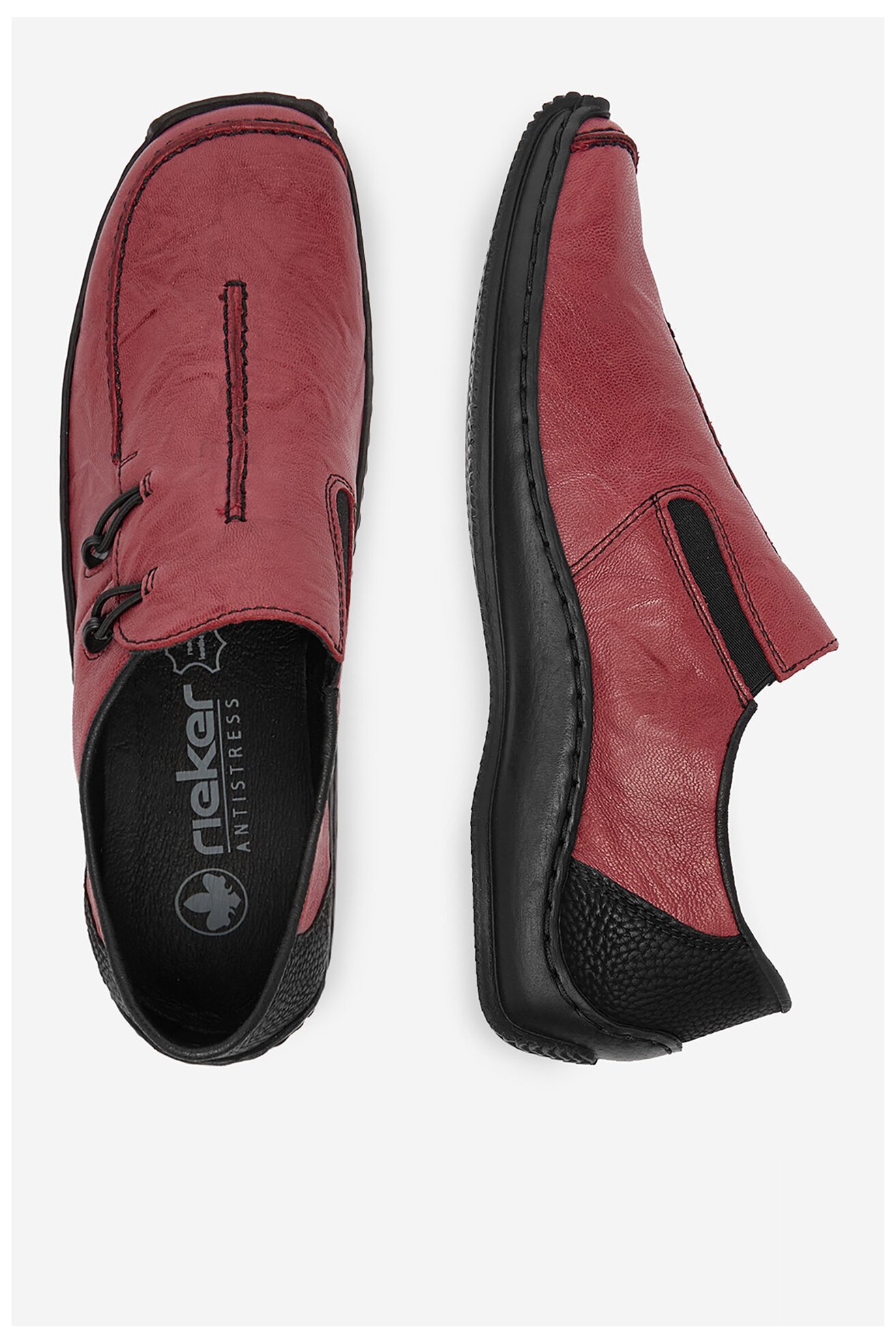 Mokasyn Rieker CEO-L1751-35 Bordowy