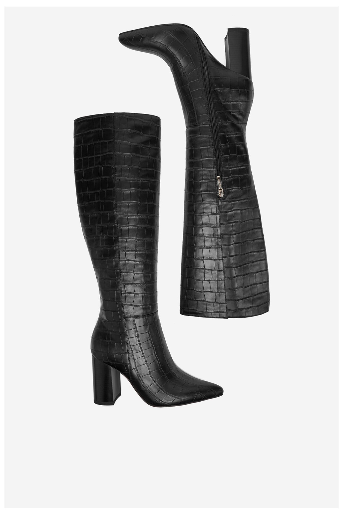 Kozaki NINE WEST CEO-RASHAAD-01 Czarny