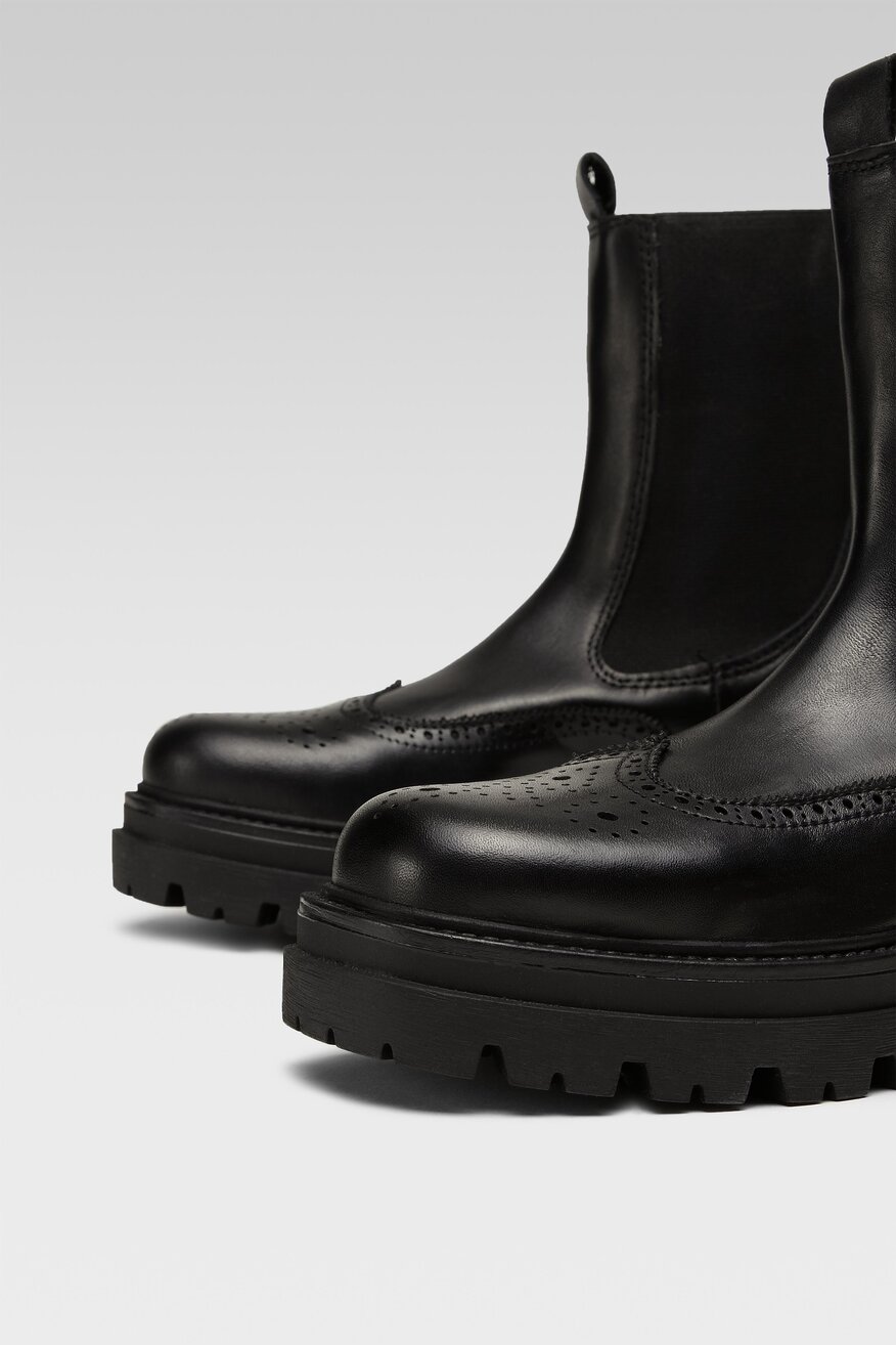 Inuovo - Botki skórzane ocieplane - 5904862224800