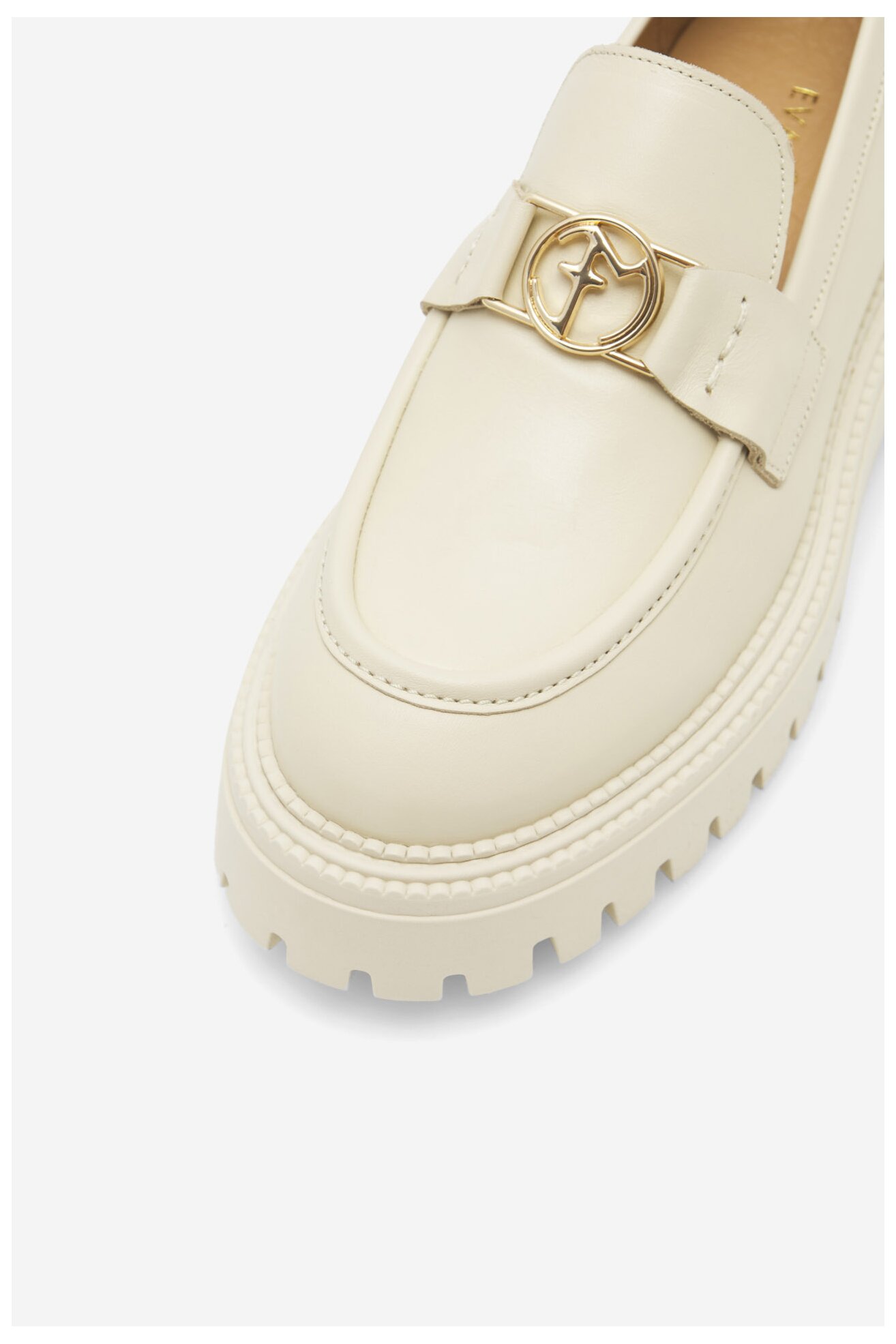 Мокасини EVA MINGE SARAH-8049 БЕЖЕВИЙ