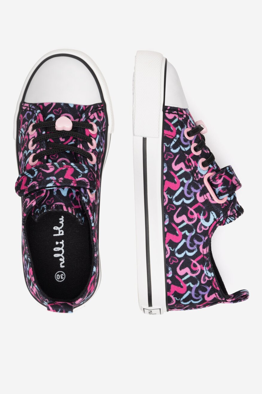 
                Plátěná obuv Nelli Blu ČERNÁ - 5903698727479