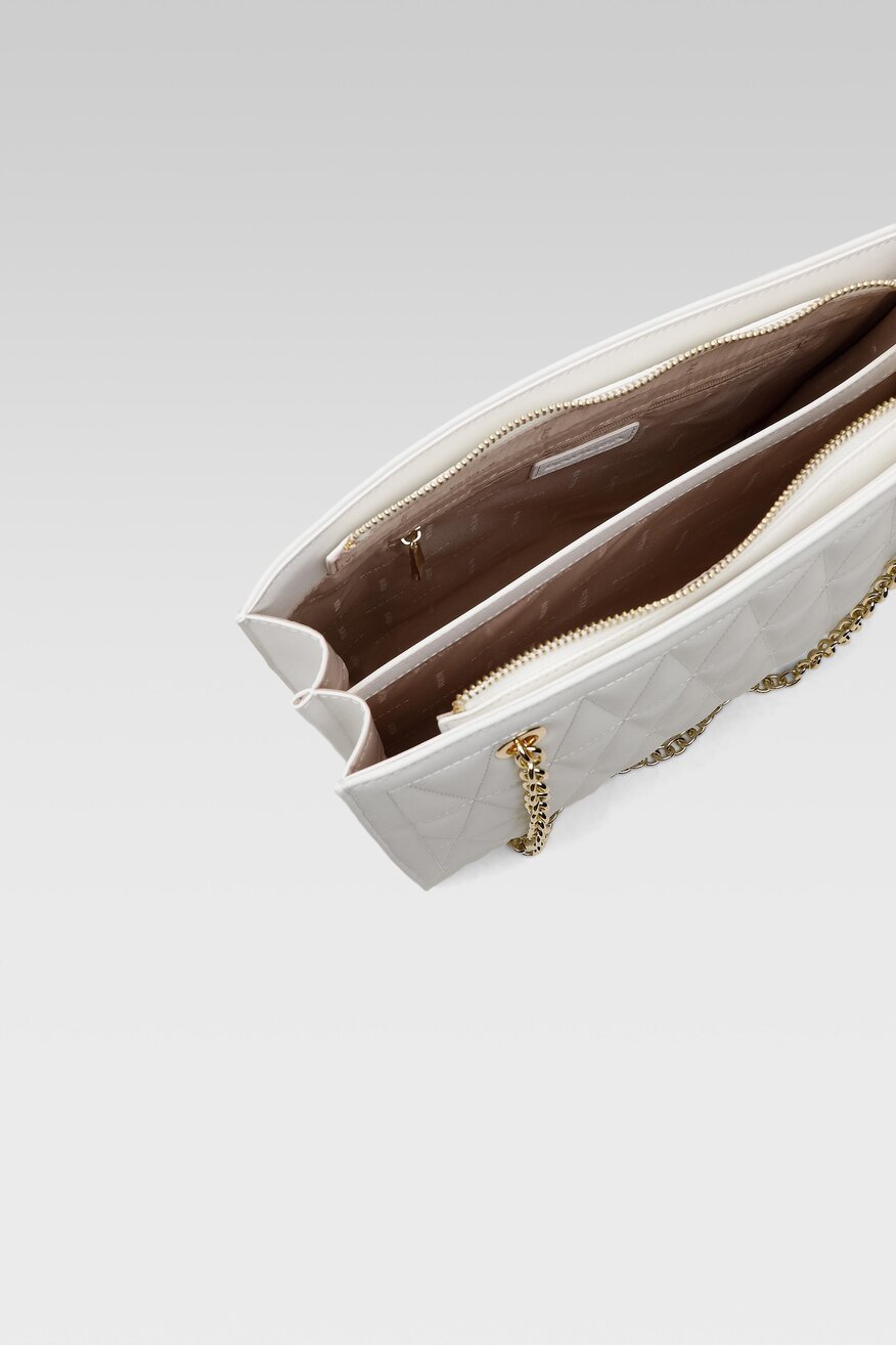 
                Badura - Torebka na ramię skórzana pikowana - 5904248781248