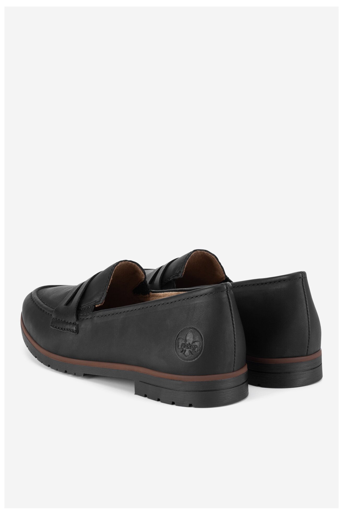 Mokaszin Rieker 45300-00 FEKETE