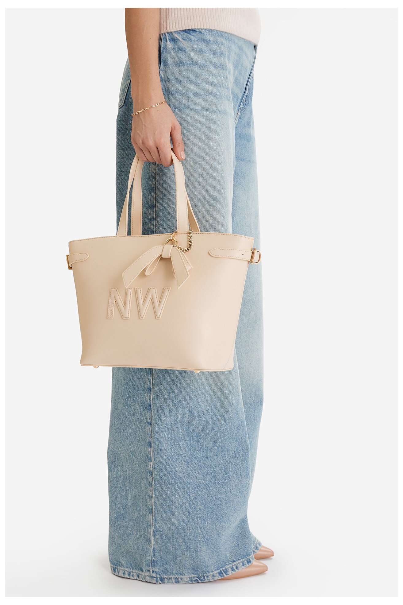 Дамска чанта NINE WEST EO-LIRA-LX20086B СЛОНОВА КОСТ