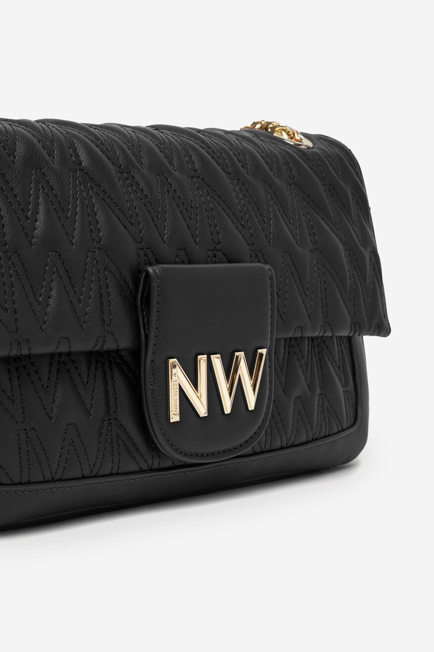 Kézitáska NINE WEST FEKETE - 5906751260265
