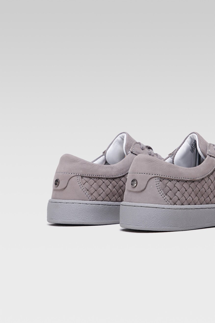 
                Lasocki - Skórzane półbuty szare - 5904248227562