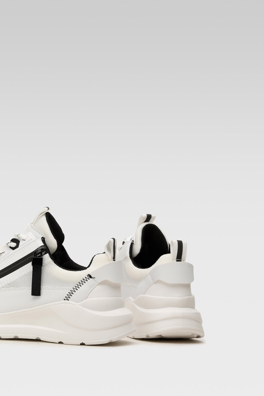 
                Nylon Red - Sneakersy pastelowe białe - 5904248457716