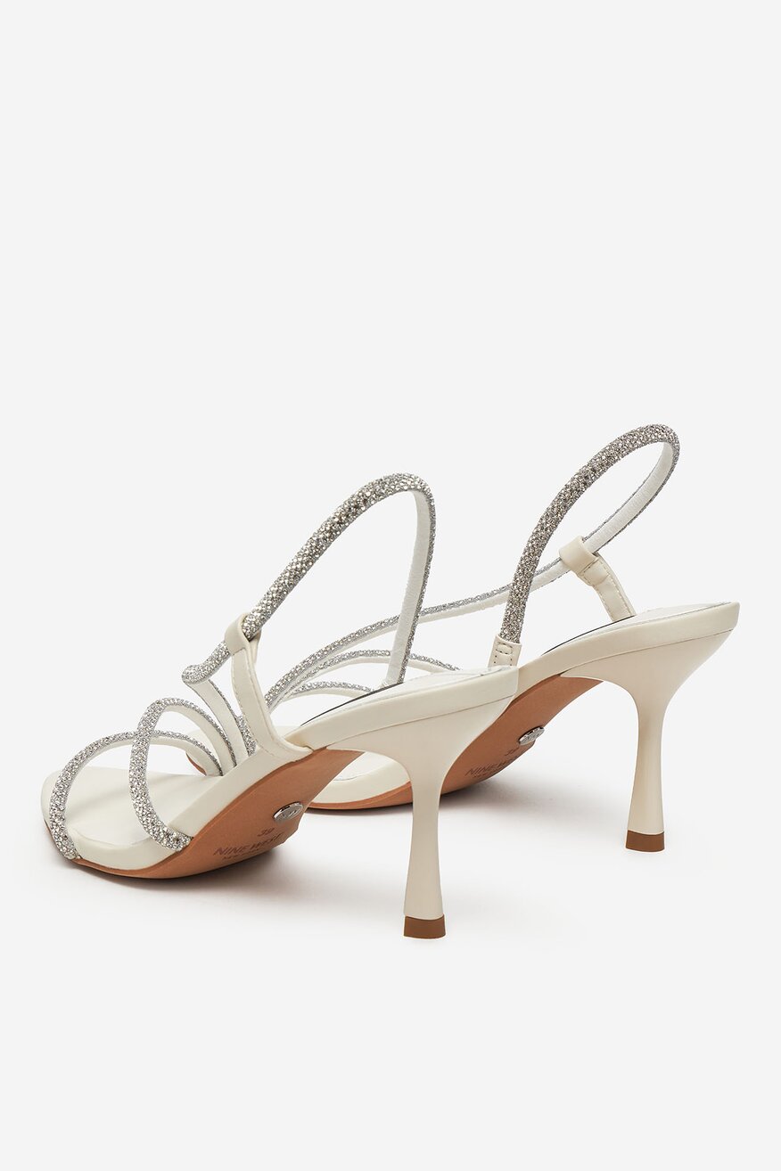Sandály NINE WEST BÍLÁ - 5906751160350