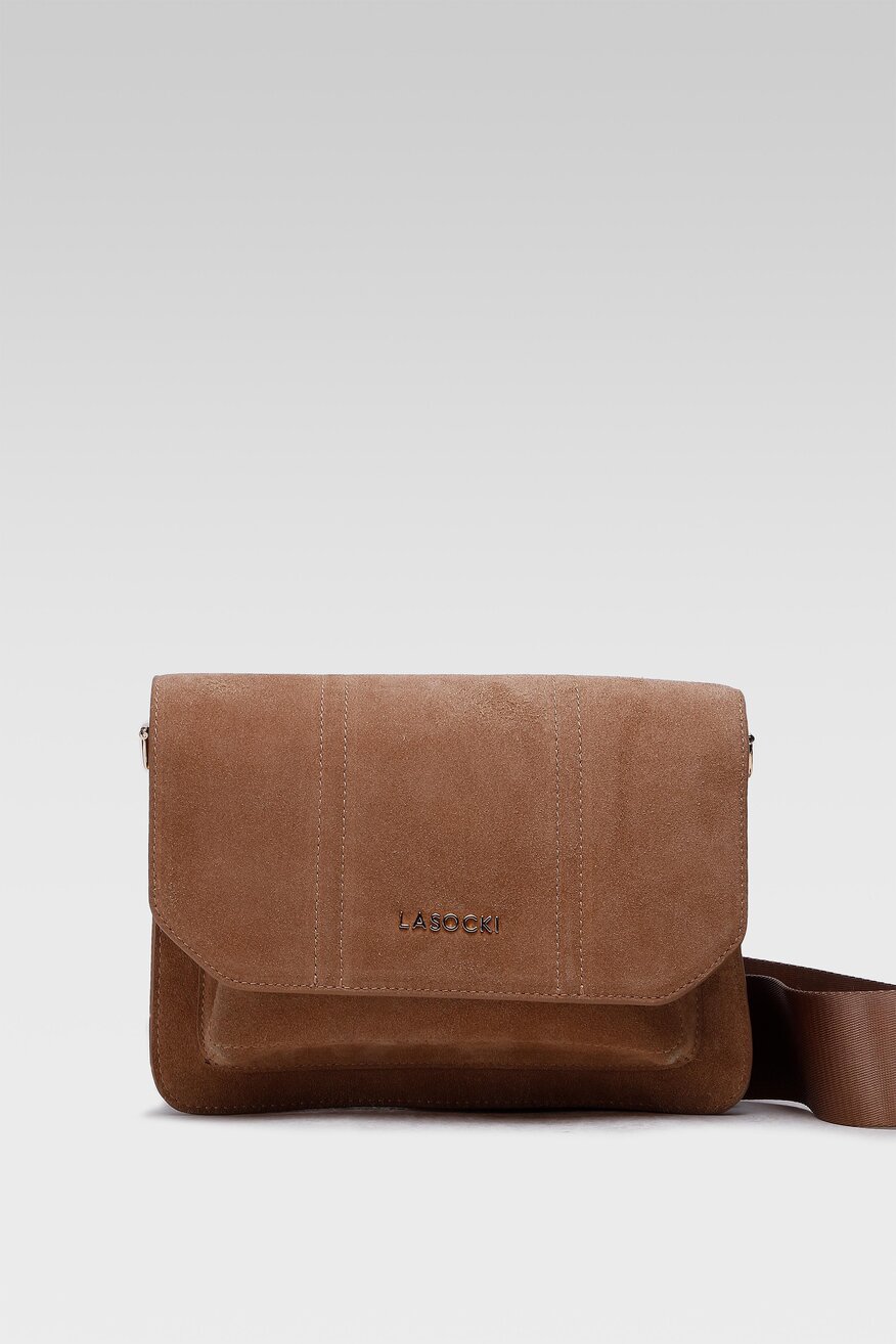 
                Lasocki - Torebka mała zamszowa - 5904248473365