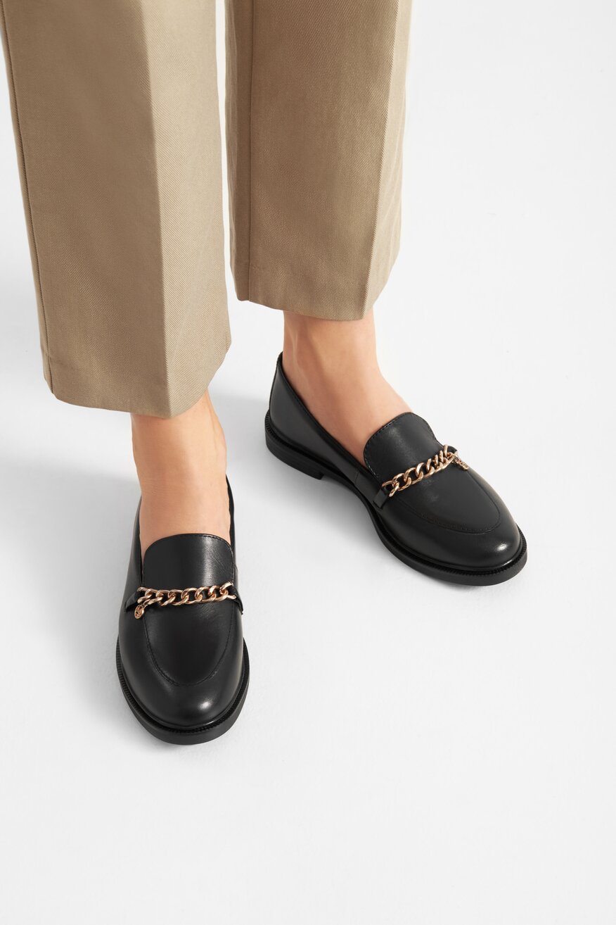 Lasocki - Loafersy skórzane - 5903698055442