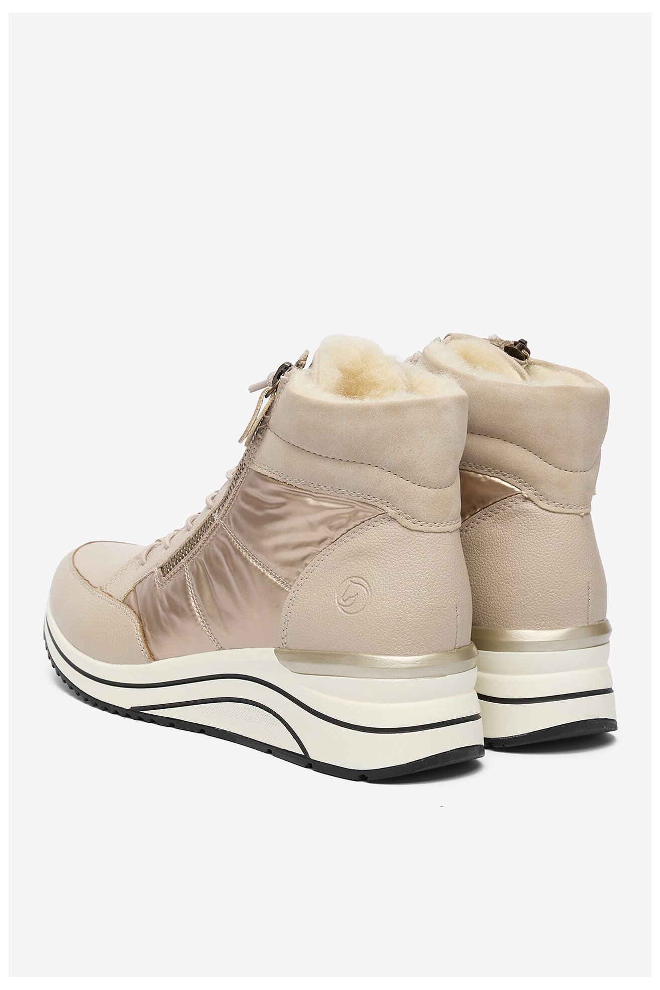 Trzewiki Remonte CEO-D0T72-60 Beżowy