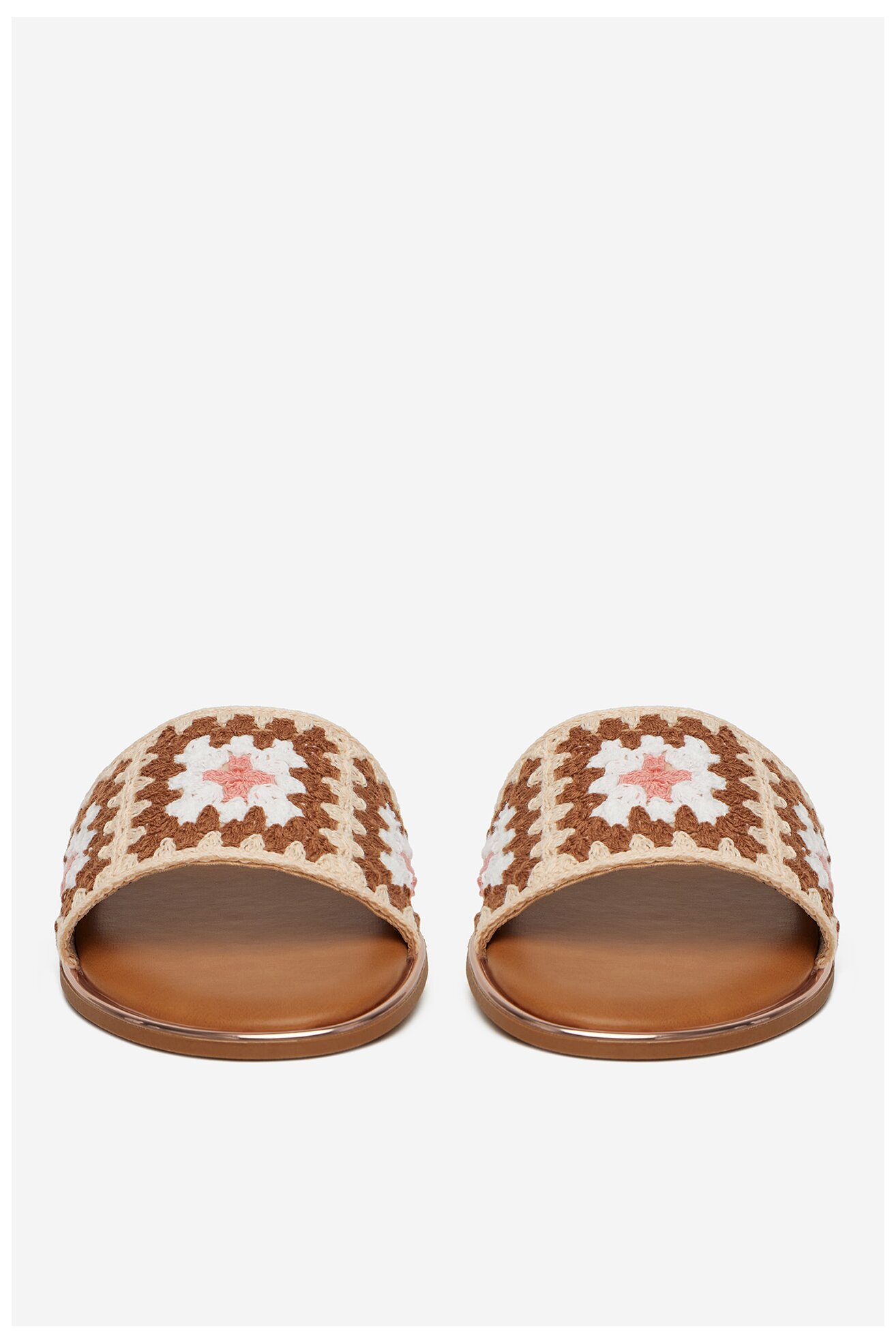 Klapki DeeZee H5728-8 Brązowy