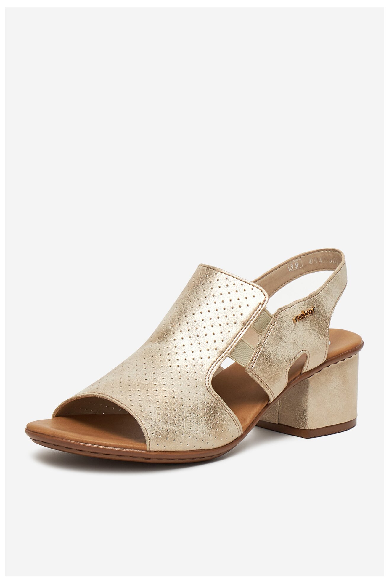 Sandały Rieker CEO-64665-60 Złoty