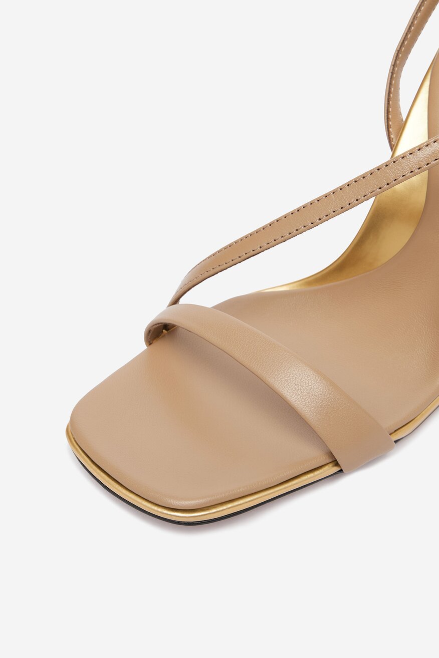 
                EVA MINGE - Sandały skórzane - 5906751796481