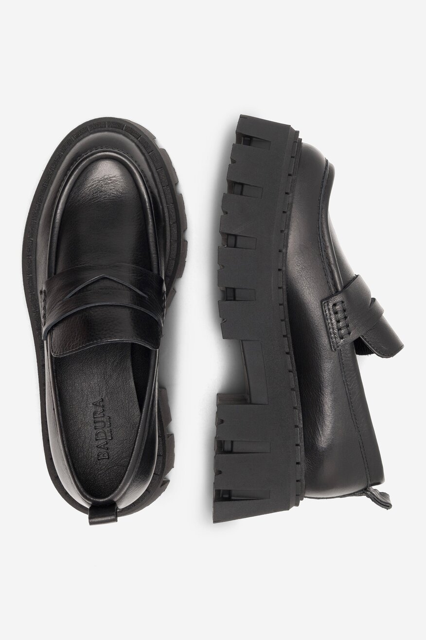 
                Badura - Mokasyny skórzane - 5905588045243