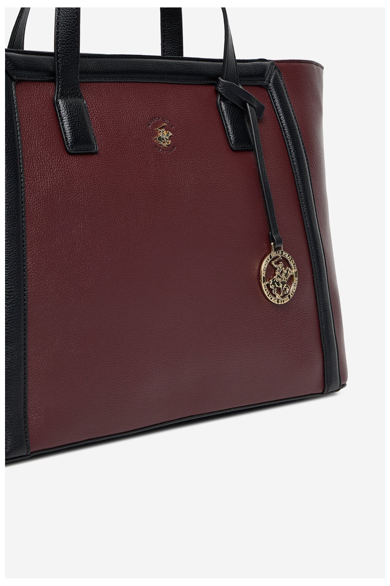 Kézitáska Beverly Hills Polo Club C-BHPC-L-007-08 BORDÓ