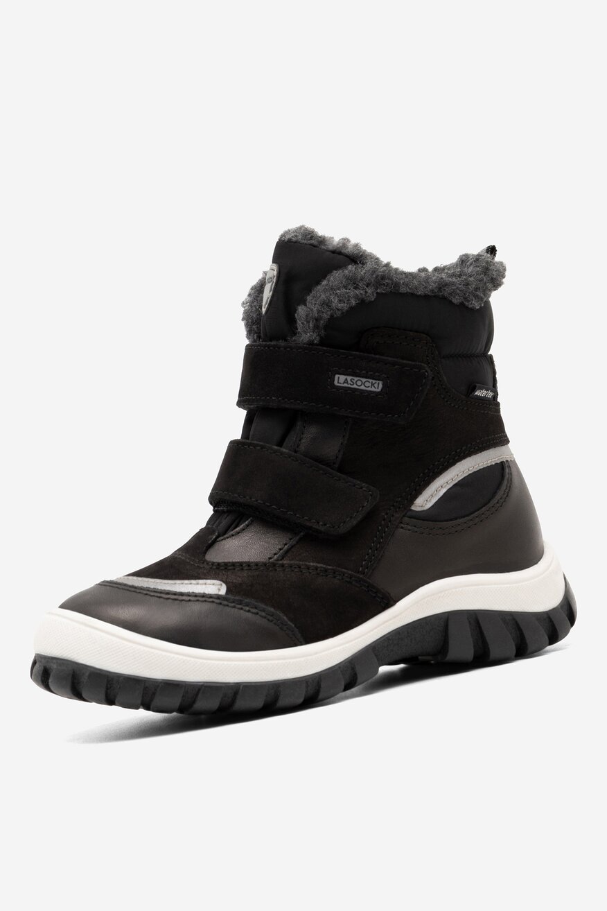 Šněrovací vyšší obuv Lasocki Young ČERNÁ - 5905588023524
