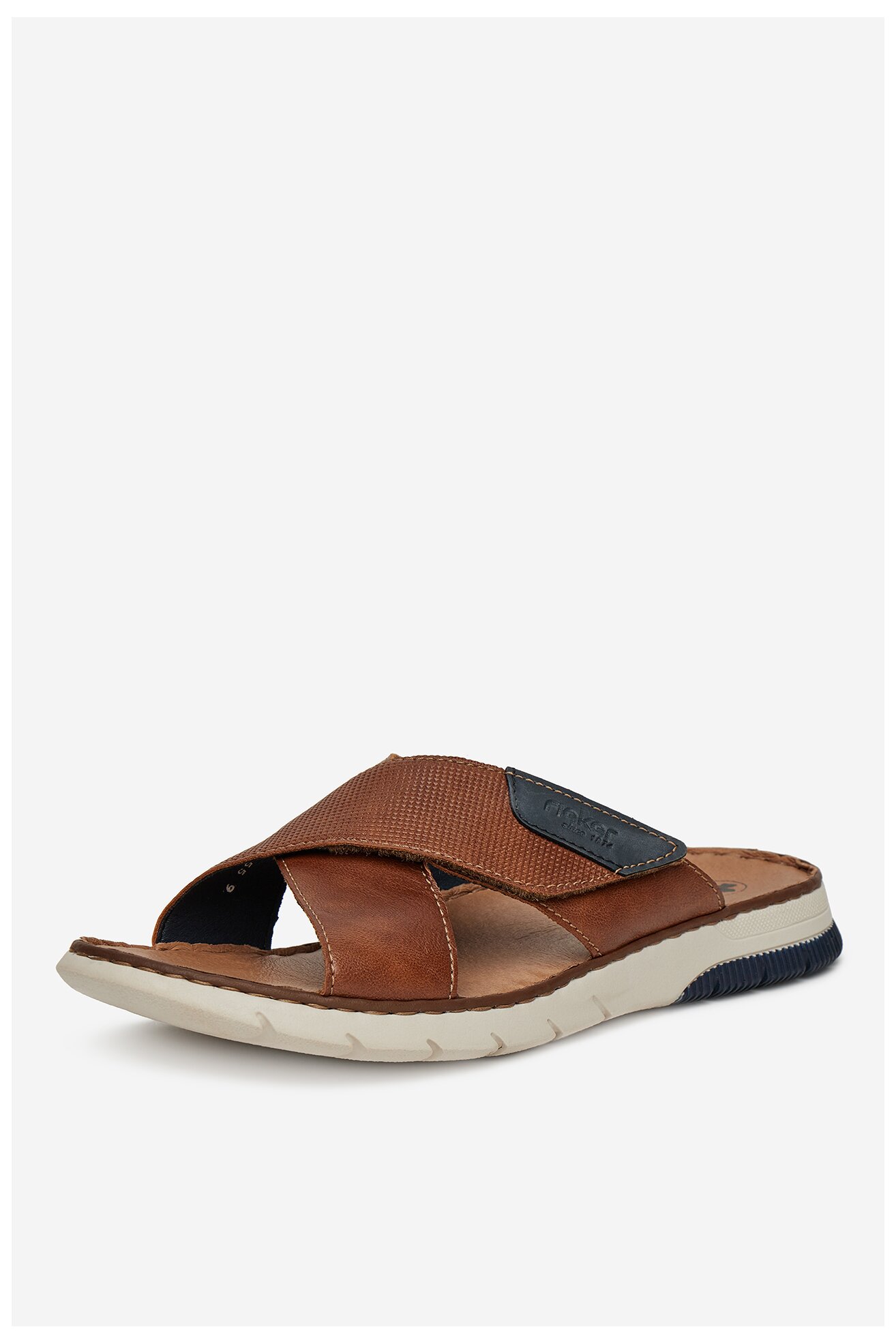 Klapki Rieker 25283-22 Brązowy