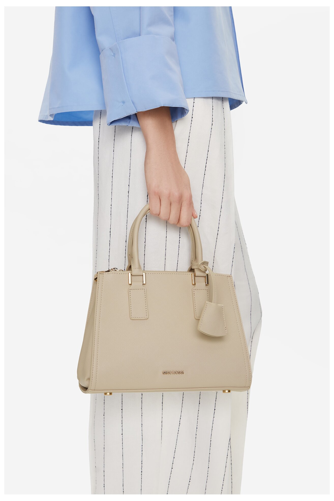 Torebka Gino Rossi RC-19687 Kremowy