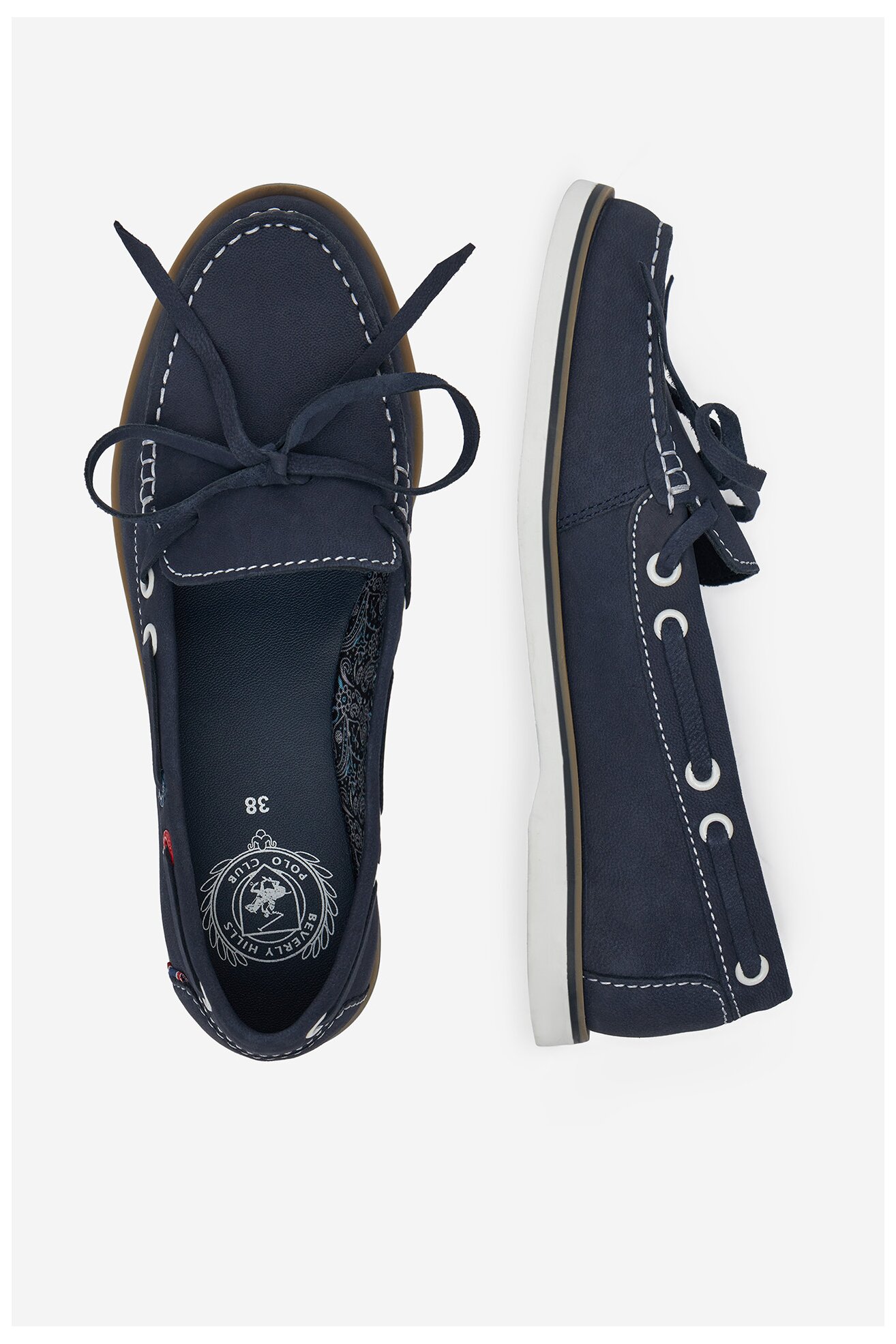 Mokasyn Beverly Hills Polo Club WI16-SKIPER-01 Granatowy