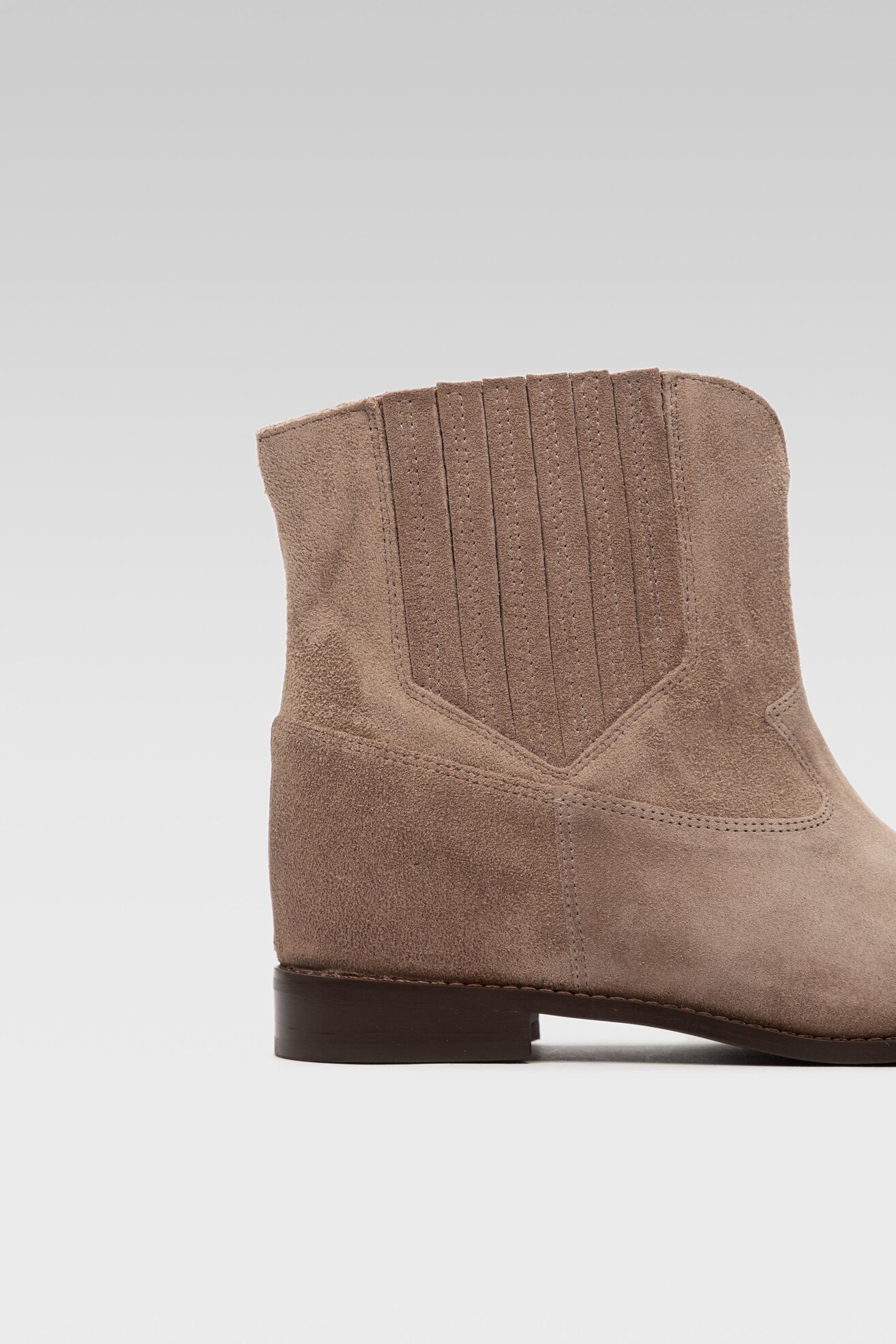 Botki Badura ALEGRA-06 Szary jasny