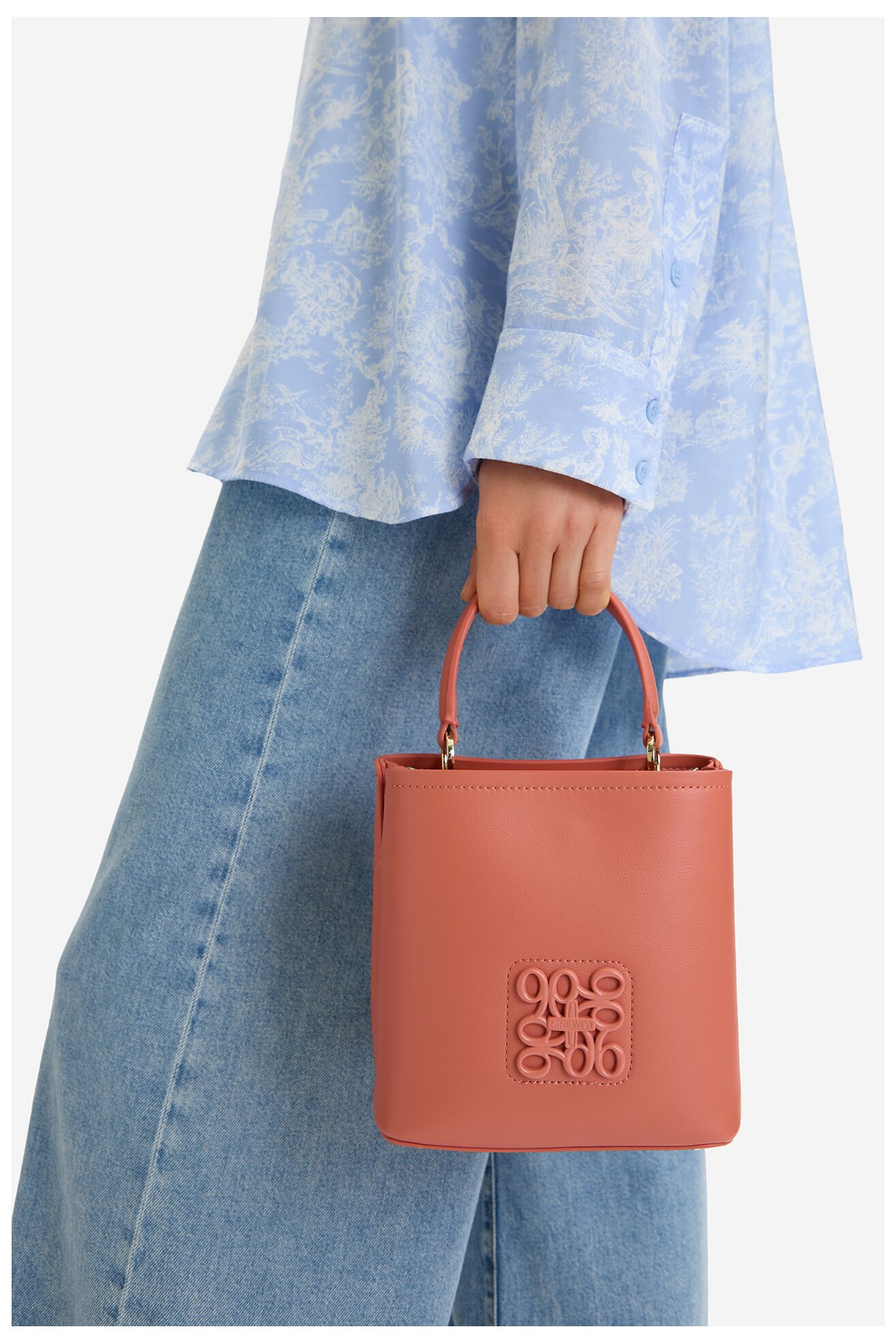 Torebka NINE WEST CEO-VERONA-LDA8887 Brzoskwiniowy