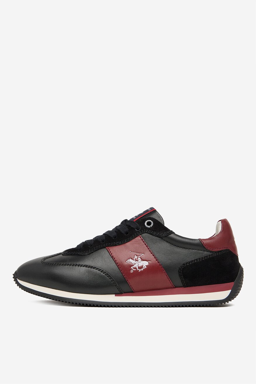 
                Beverly Hills Polo Club - Sneakersy skórzane - 5907964013952