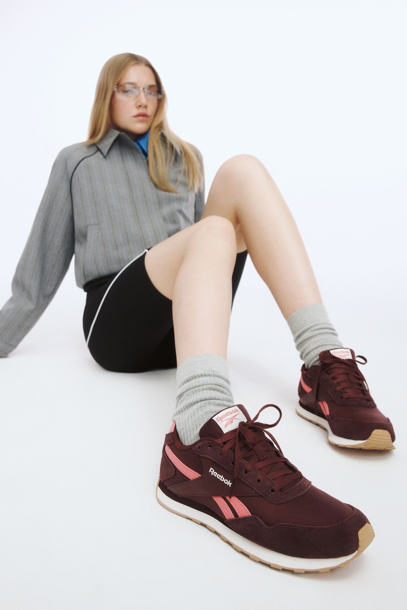 Кросівки спортивні Reebok CEO-GLIDE LOW 100230905 БОРДОВИЙ