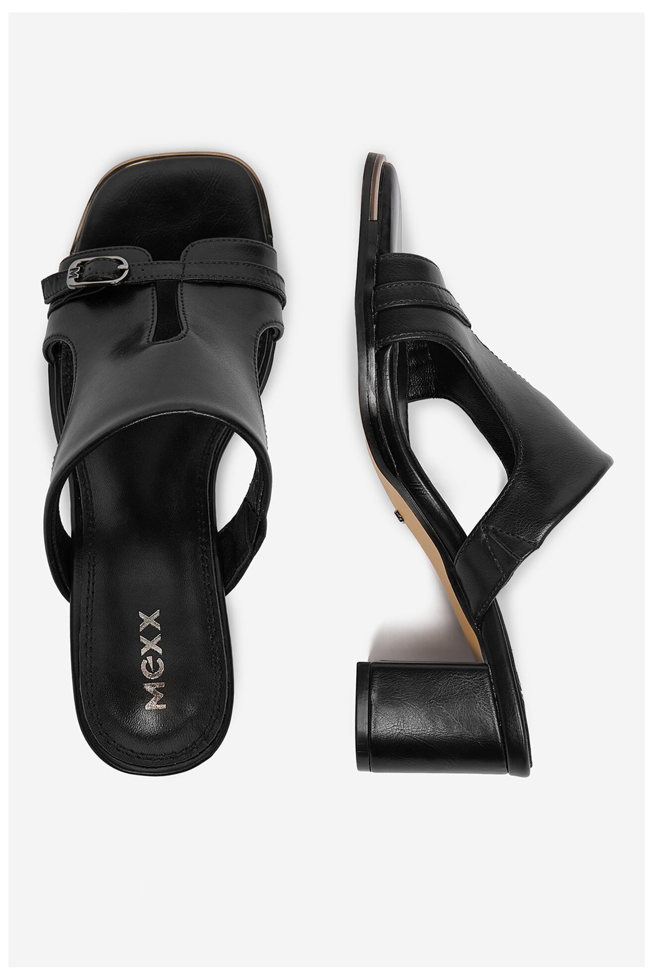 Klapki Mexx EO-WS1161-04 Czarny