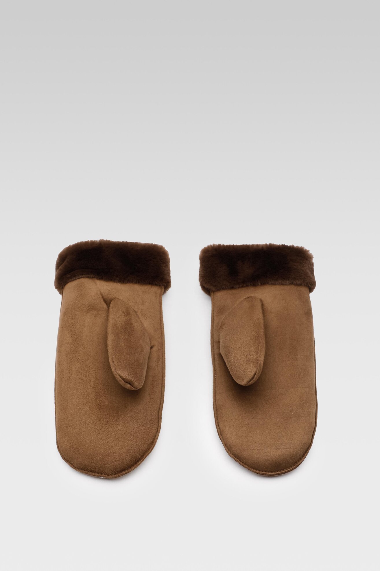 Rękawiczki damskie DeeZee 9W6-001-AW22 Brązowy