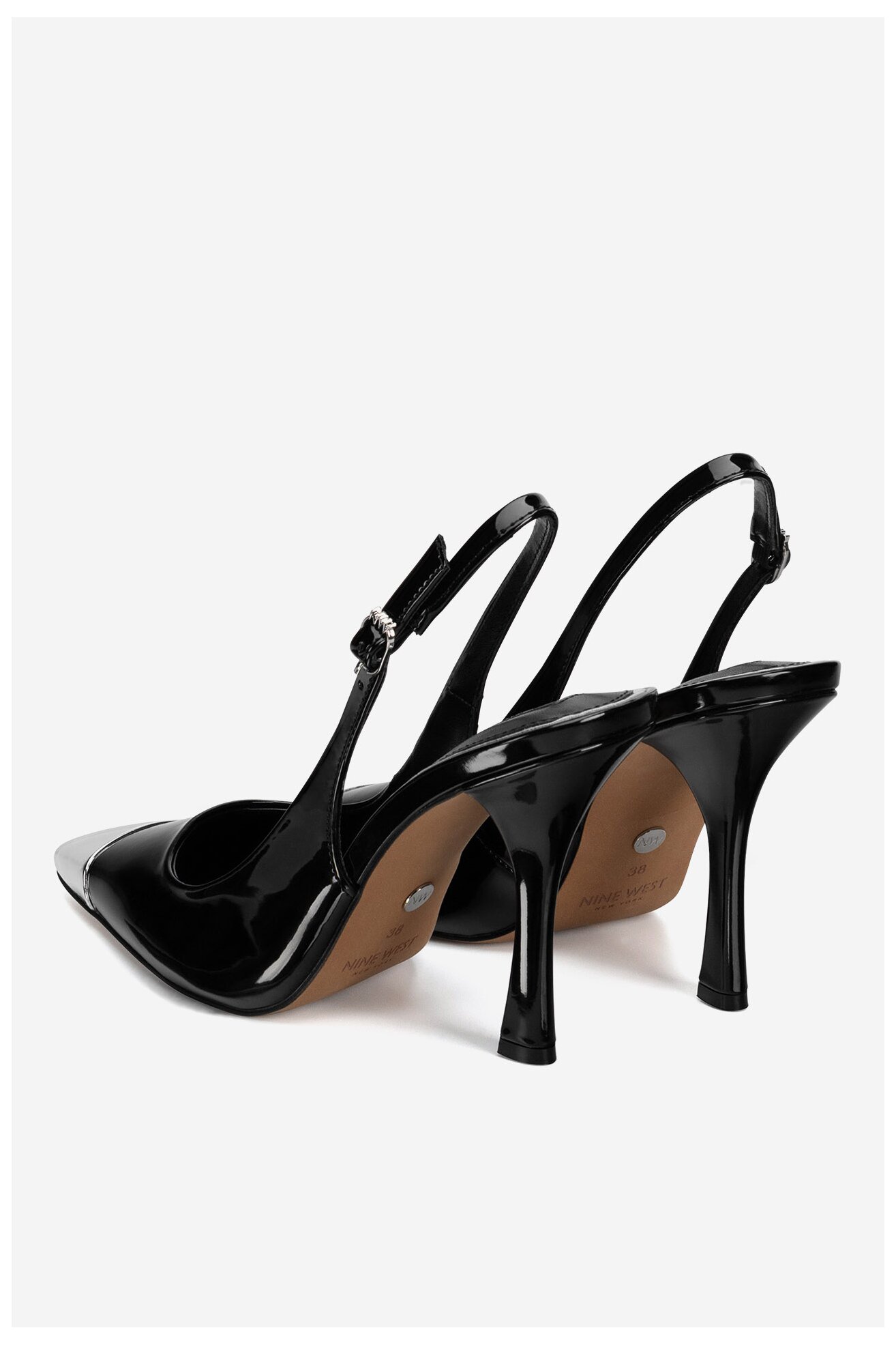 Körömcipő NINE WEST WFA3376-1 FEKETE