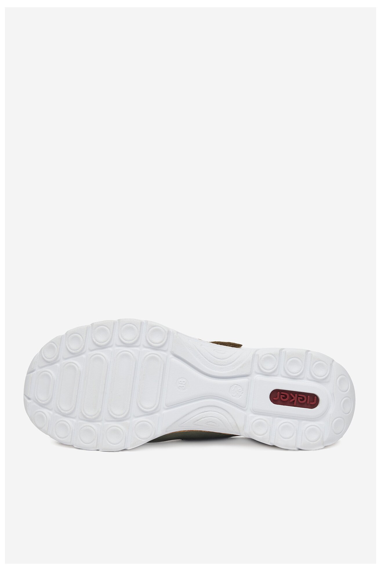 Baleriny Rieker N42B0-52 Oliwkowy