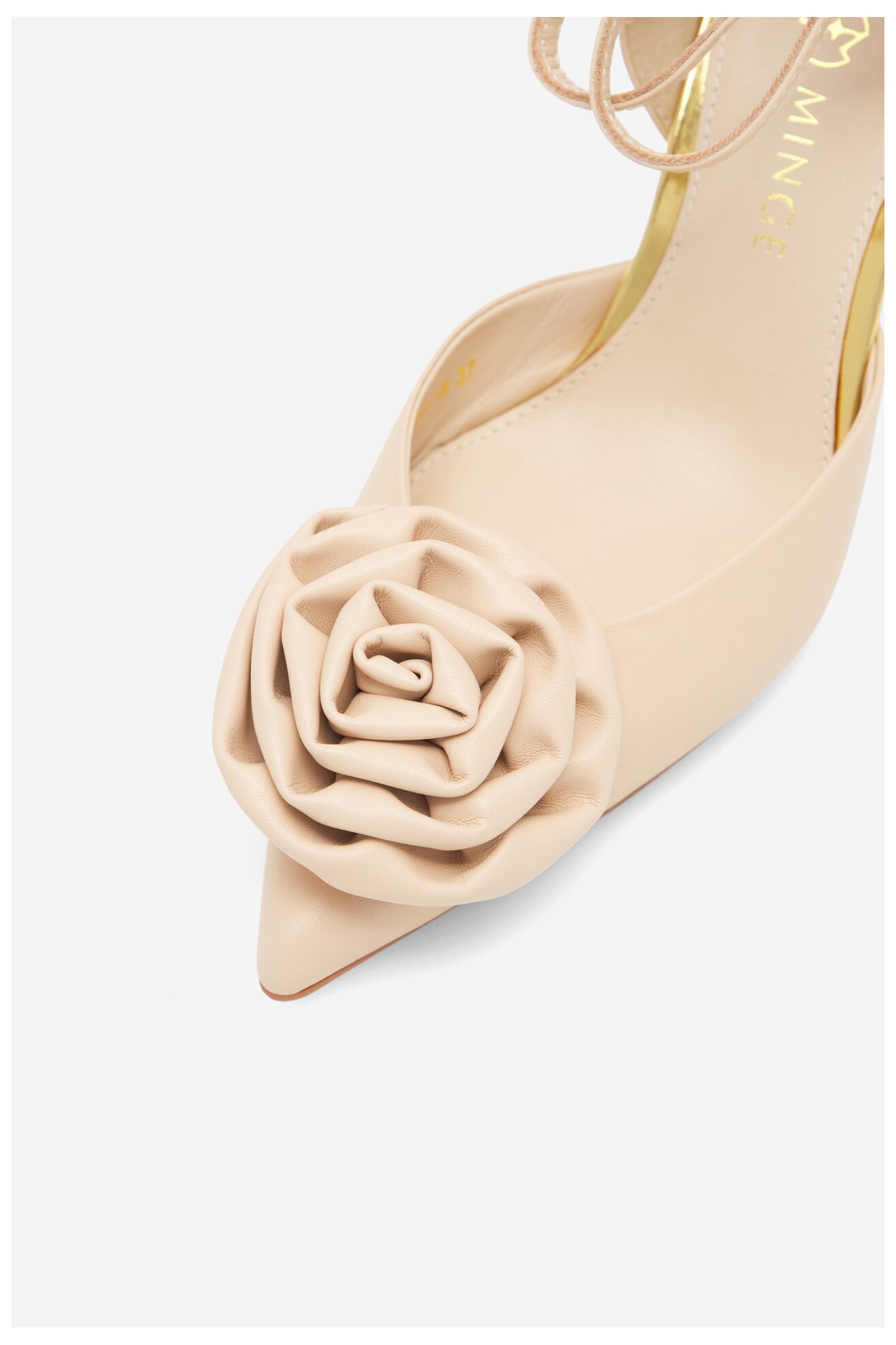 Czółenka EVA MINGE ROSE-V1520-15 Beżowy