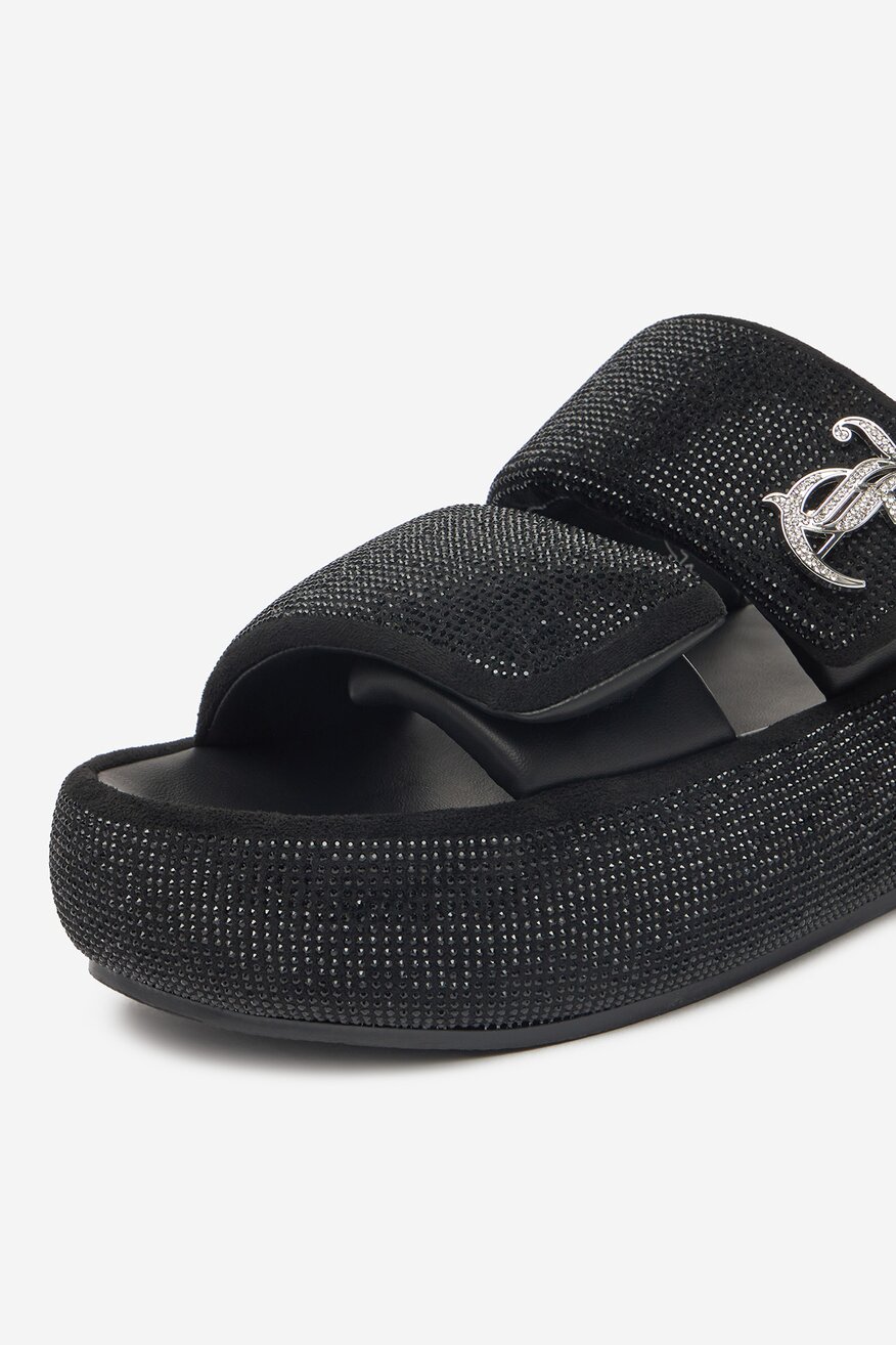 Juicy Couture - Klapki na platformie - 5906751063675