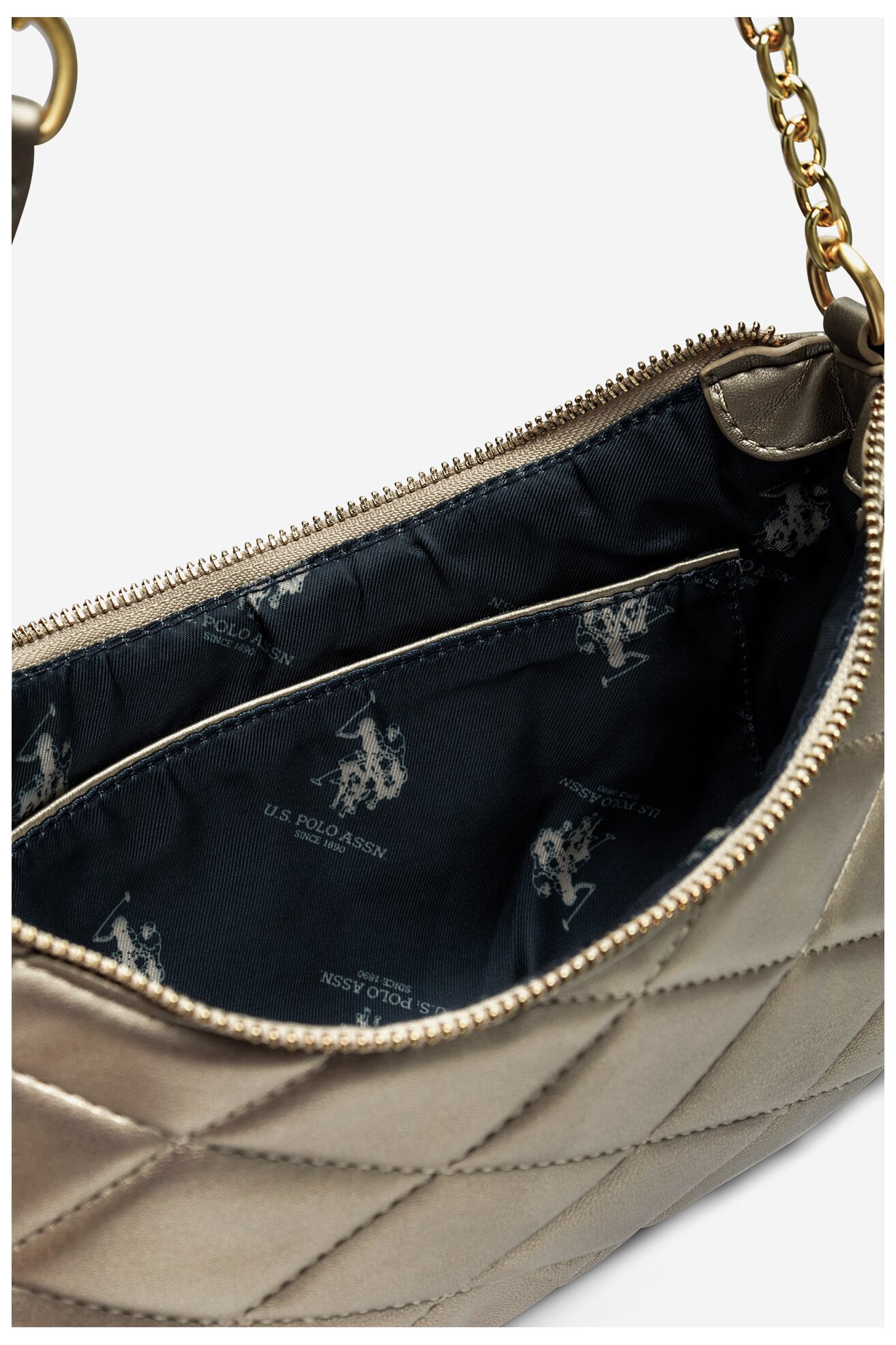 Torebka U.S. POLO ASSN. BEUXT8445WVP Złoty
